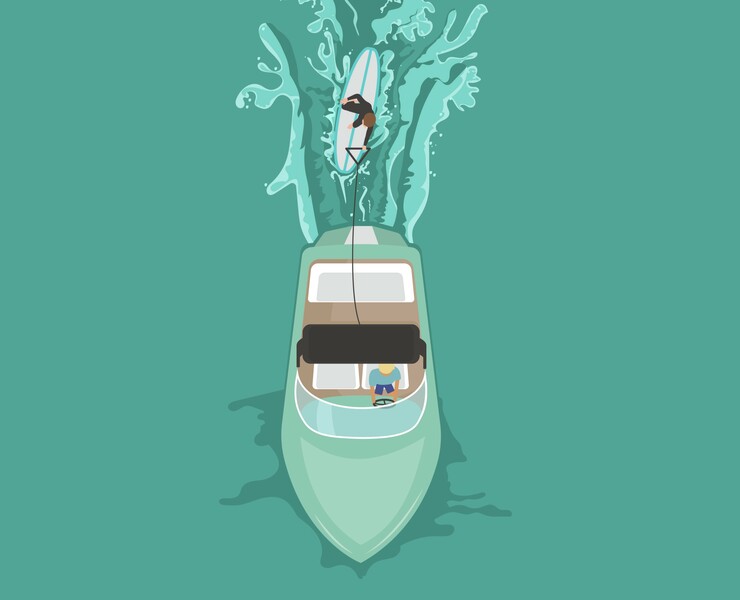 Surf — Иллюстрация на Dprofile