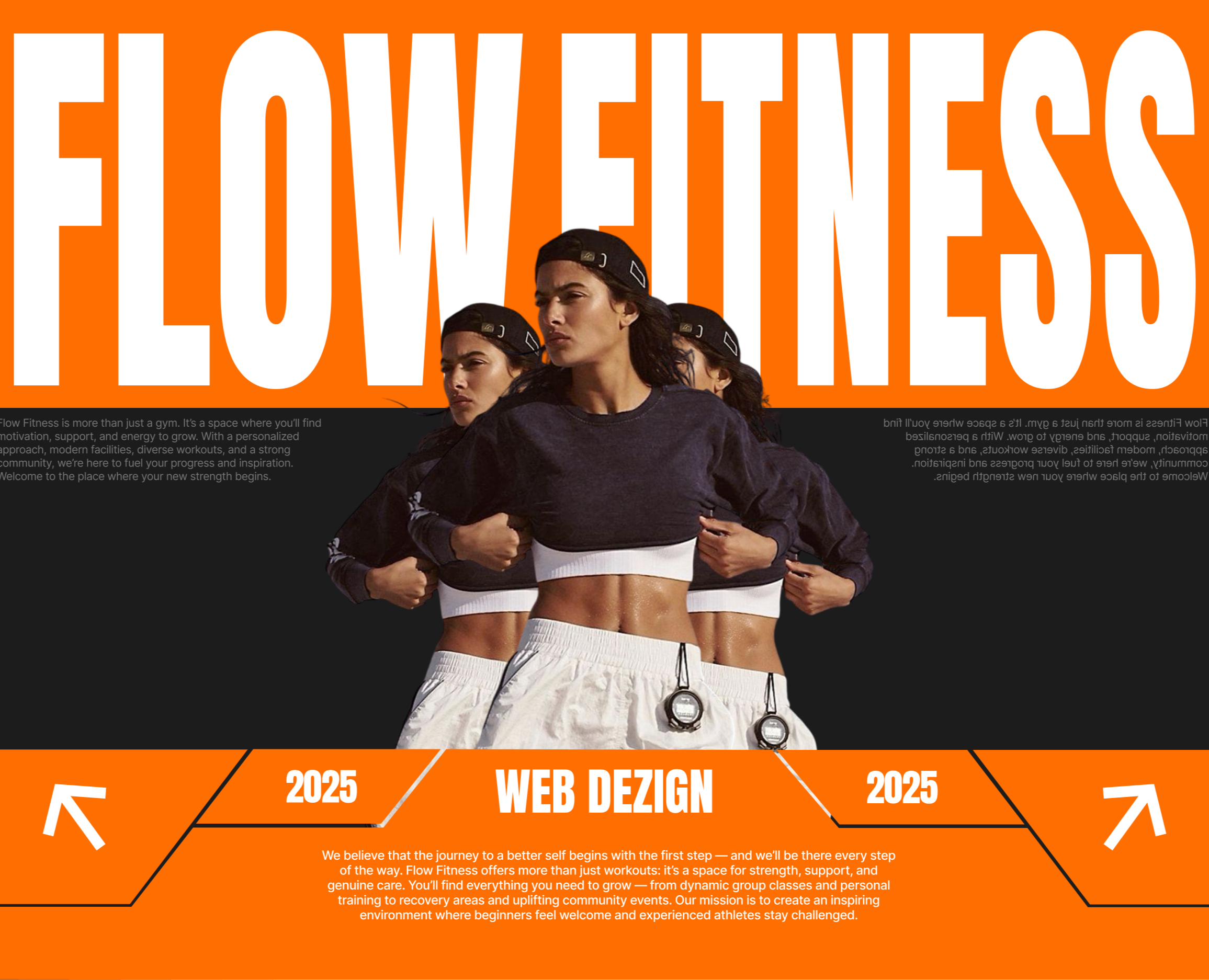 FLOW FITNESS | | REDIZIGN CONCEPT на Dprofile