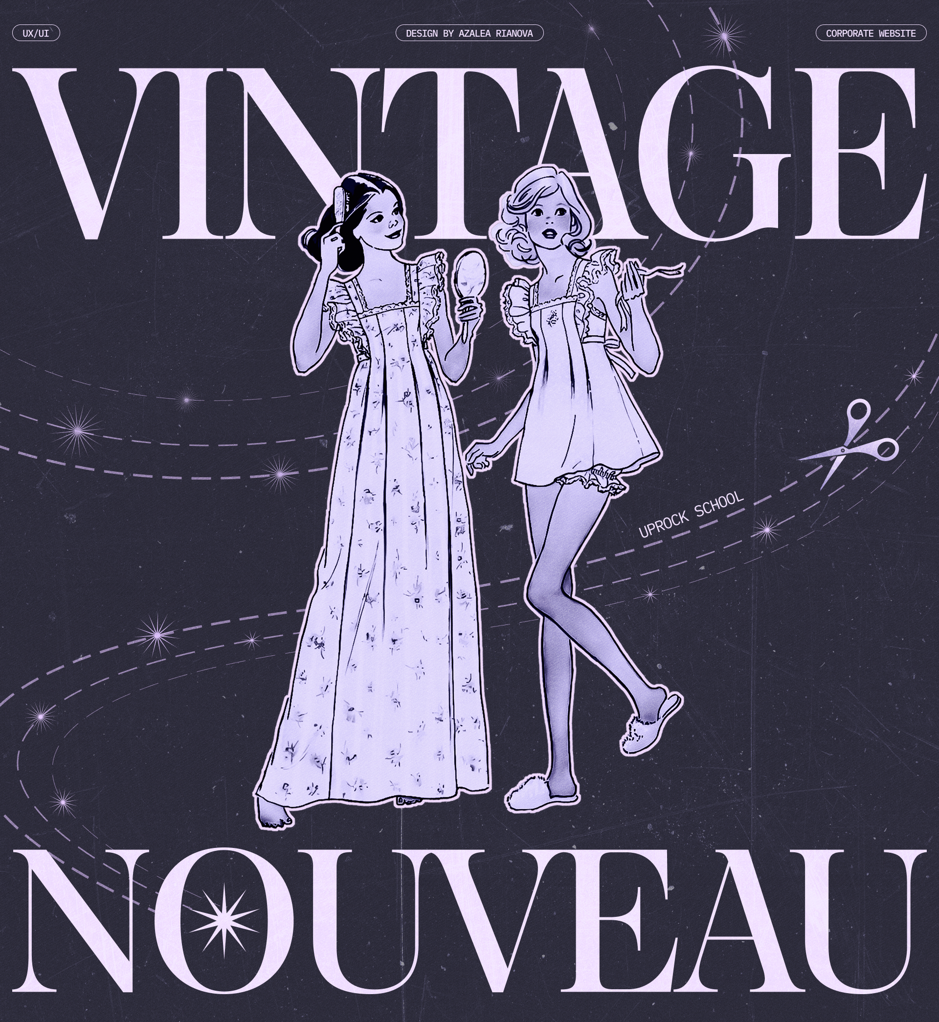 VintageNouveau | corporate website — Изображение №1 — Интерфейсы, Брендинг на Dprofile