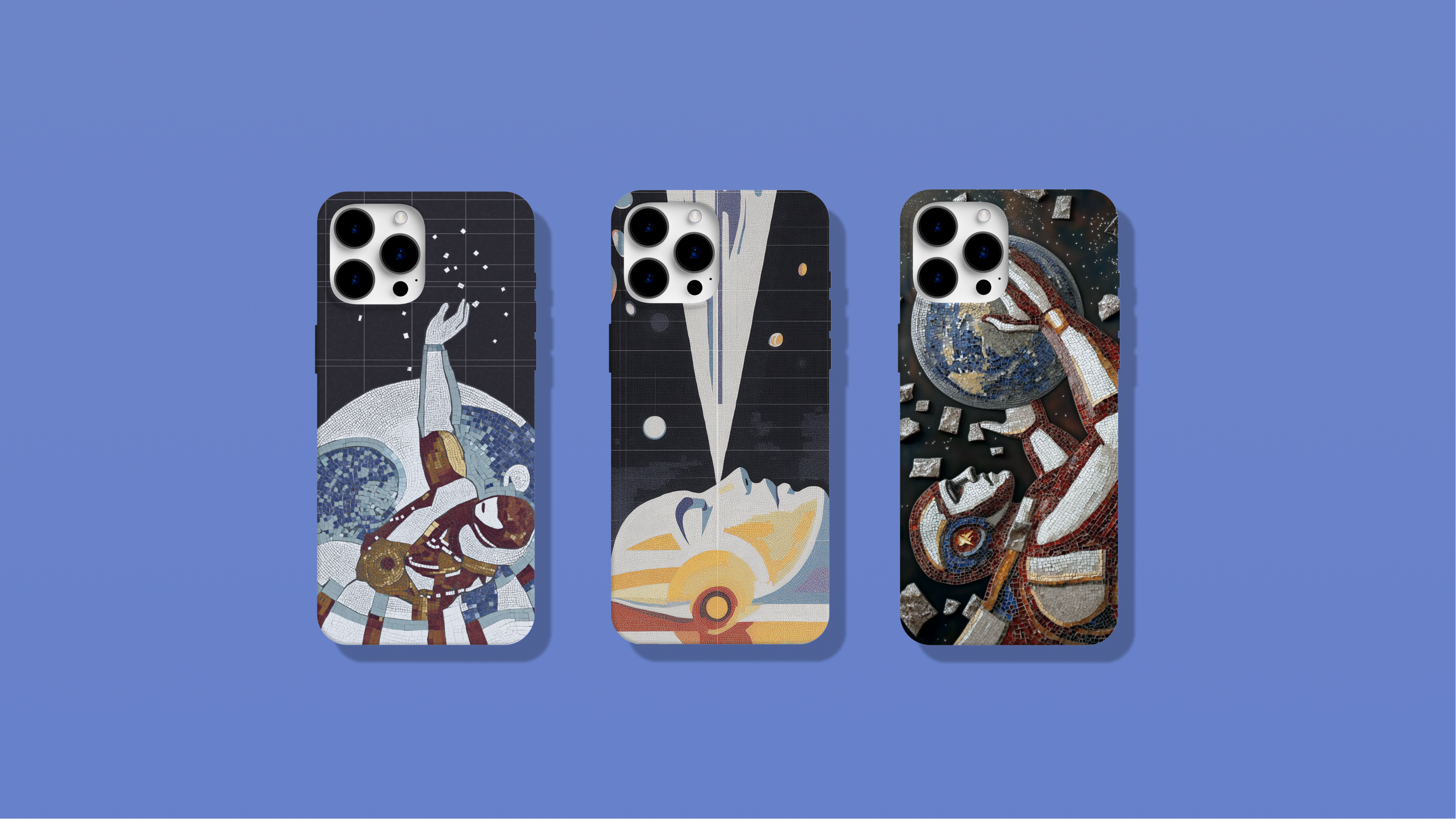 Мозаичность пространства – мерч для Музея Космонавтики — Изображение №14 — Брендинг, Иллюстрация на Dprofile