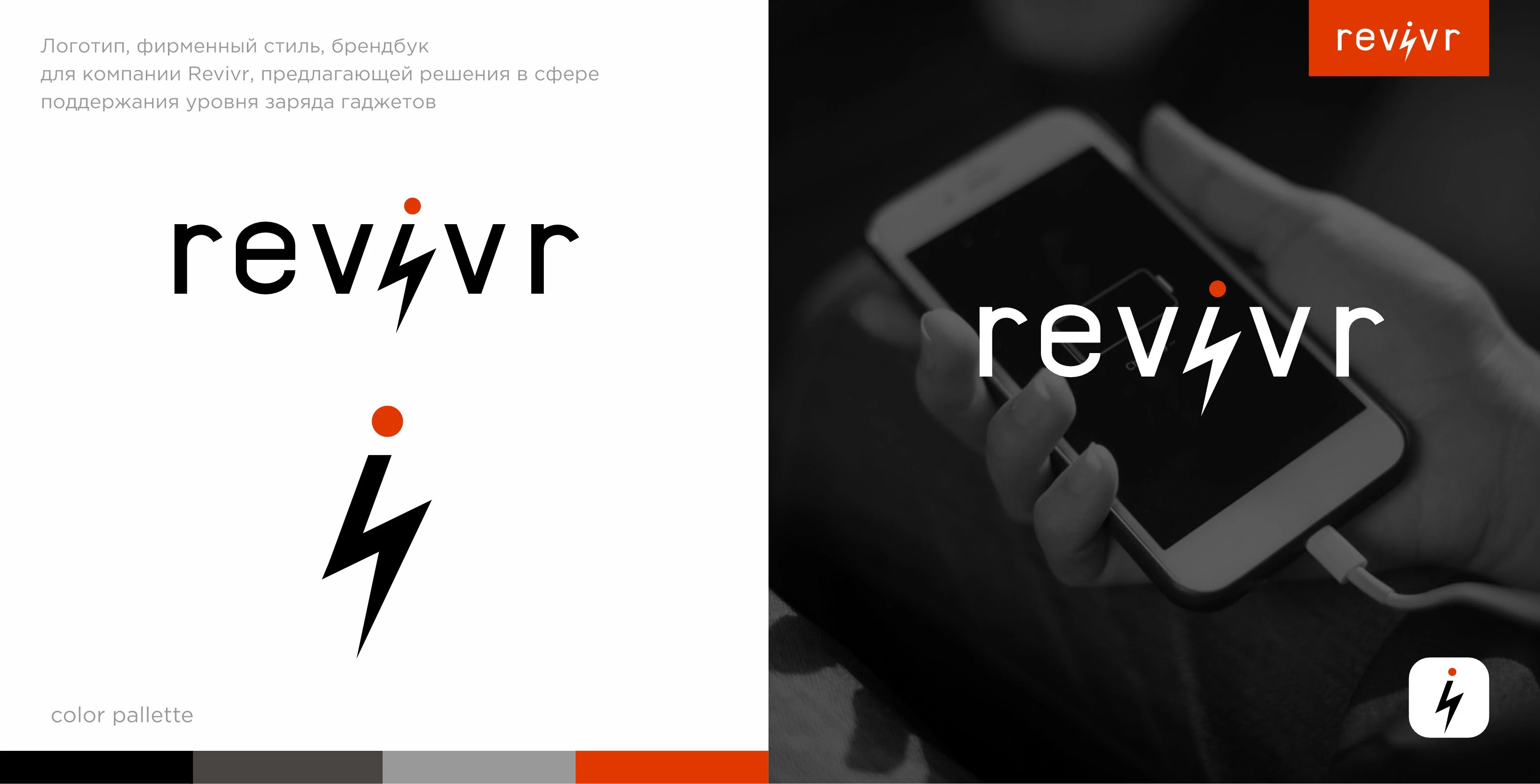 Логотип, брендбук, фирменный стиль для Revivr — Изображение №3 — Брендинг на Dprofile