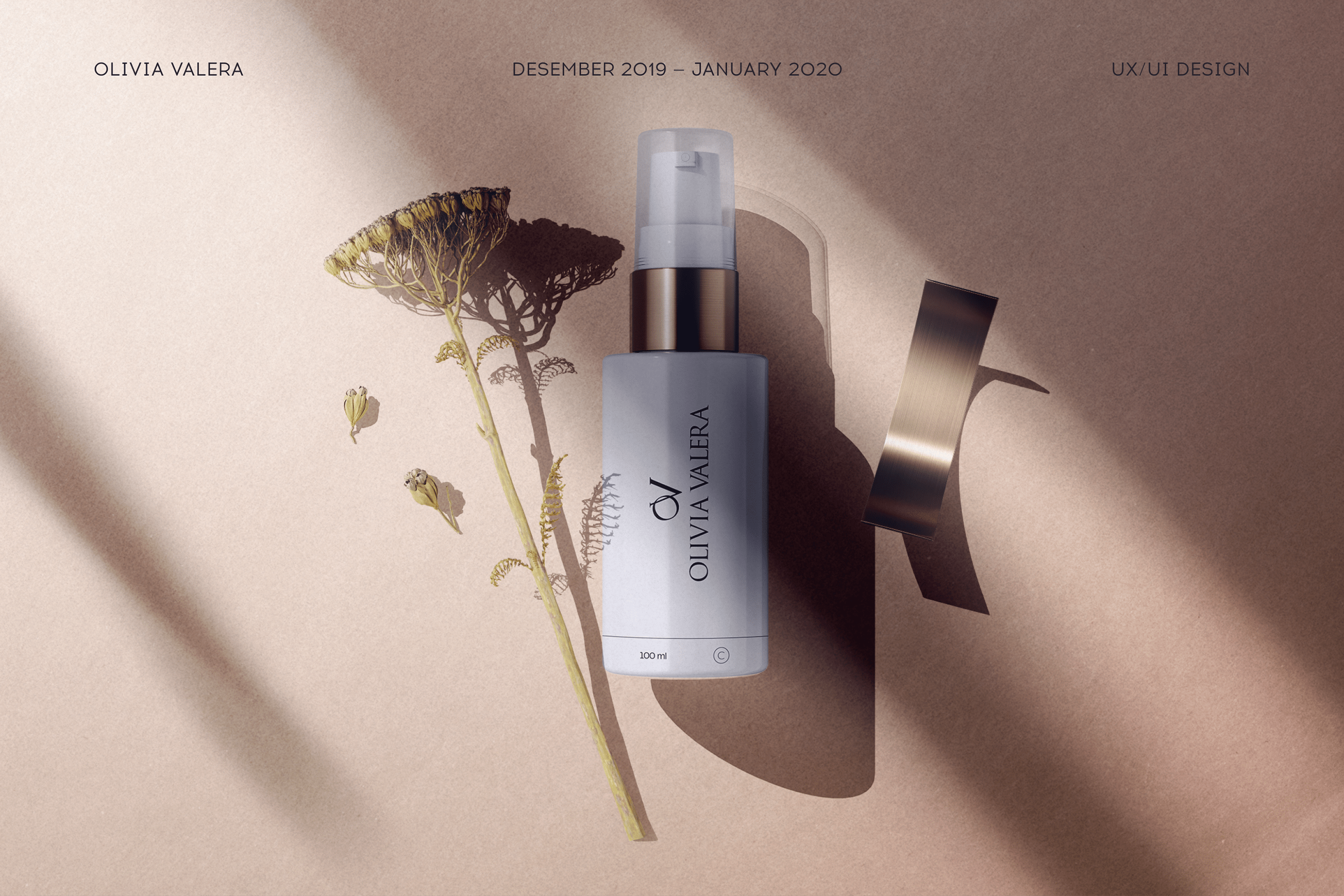 Olivia Valera website. UX/UI Design. — Изображение №1 — Анимация, Интерфейсы на Dprofile