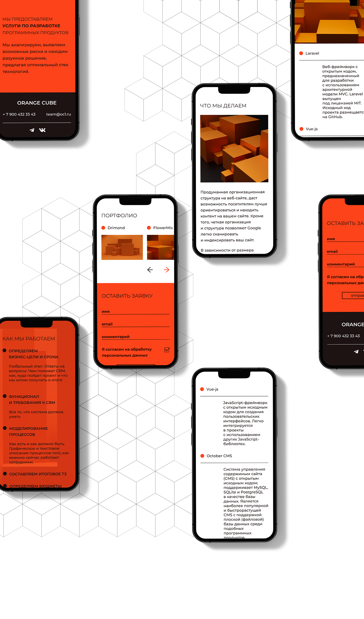 OC Landing page. UX/UI Design — Изображение №9 — Интерфейсы, Анимация на Dprofile