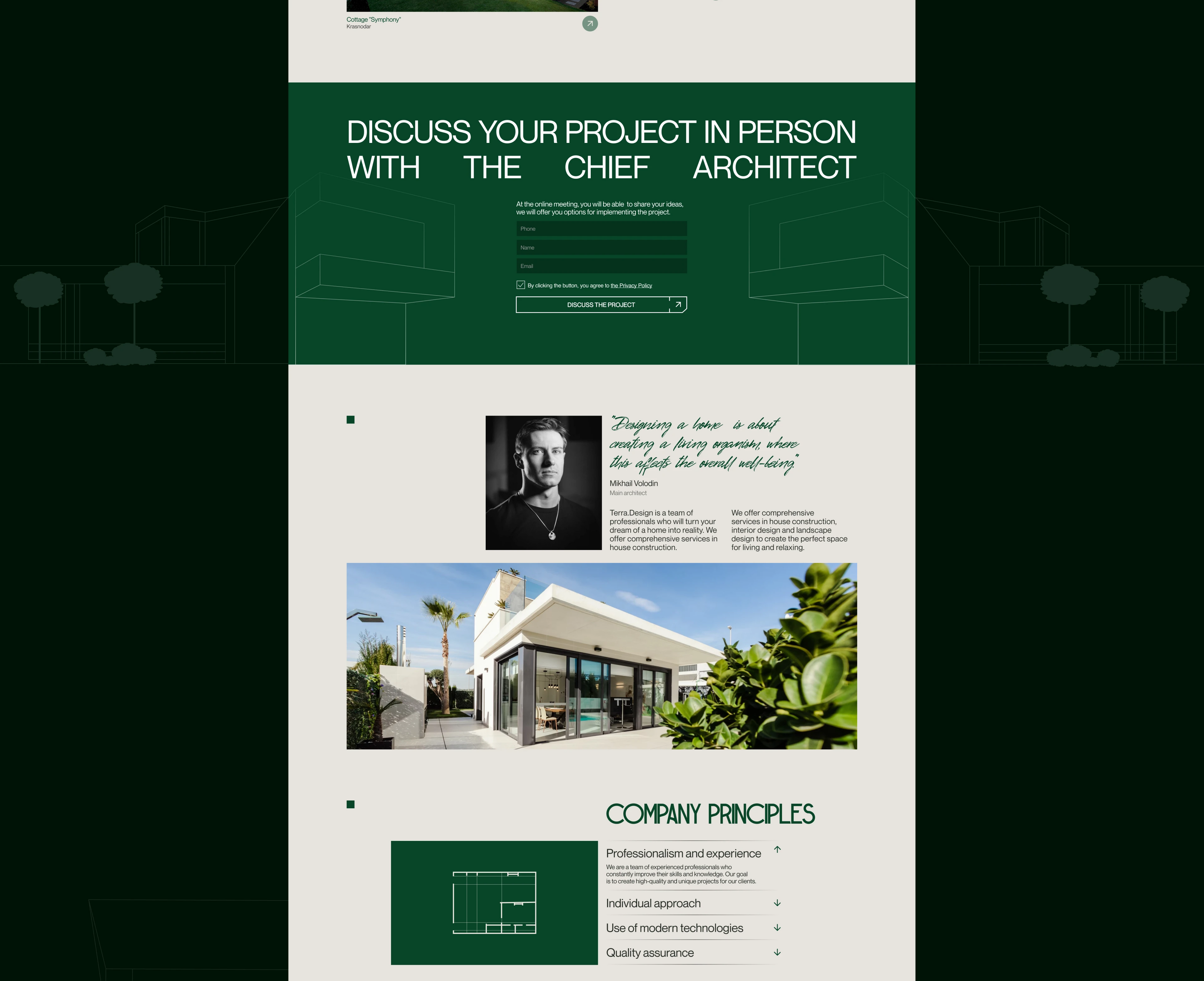 Terra.Design | Corporate Website — Изображение №4 — Интерфейсы на Dprofile