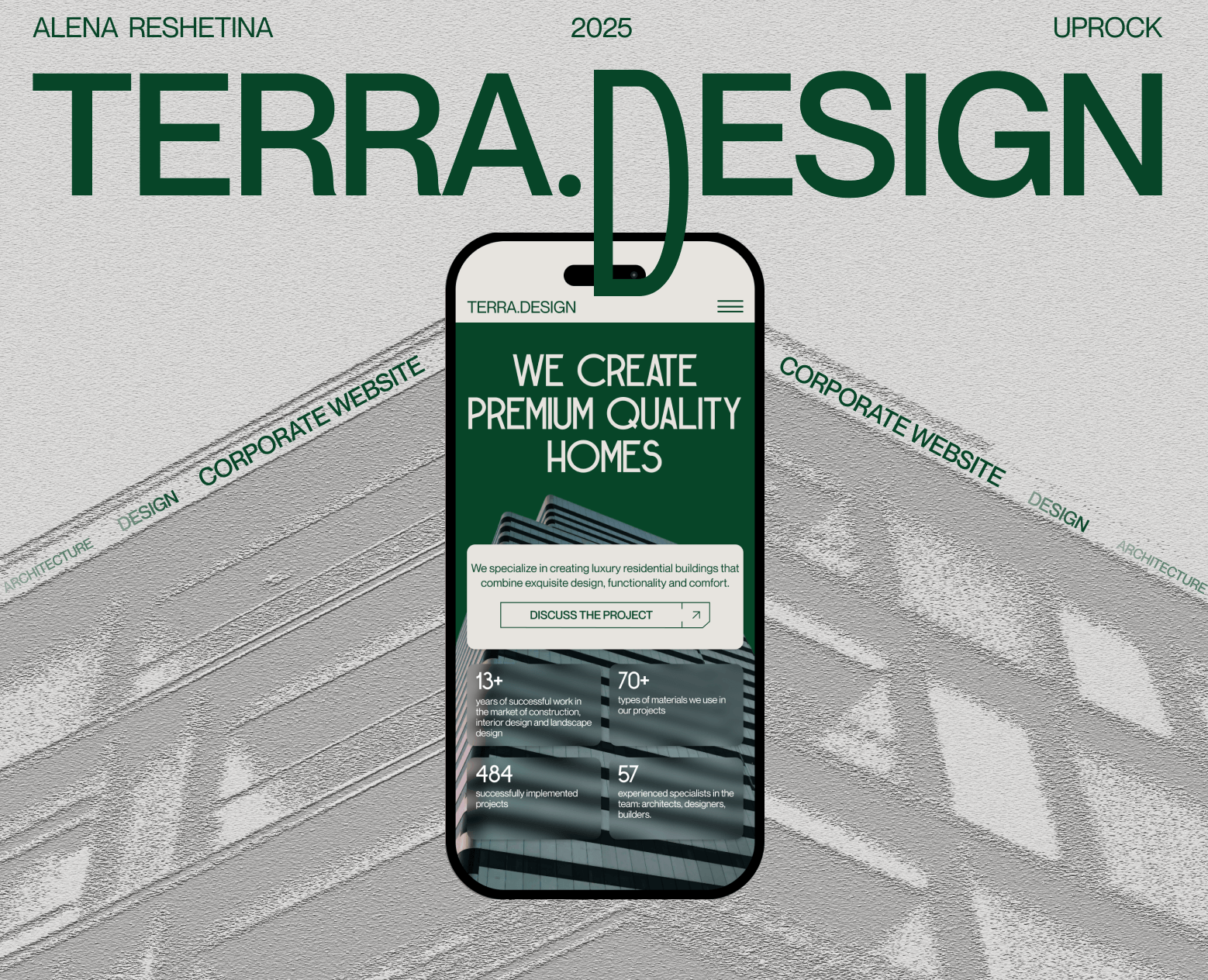 Terra.Design | Corporate Website — Интерфейсы на Dprofile