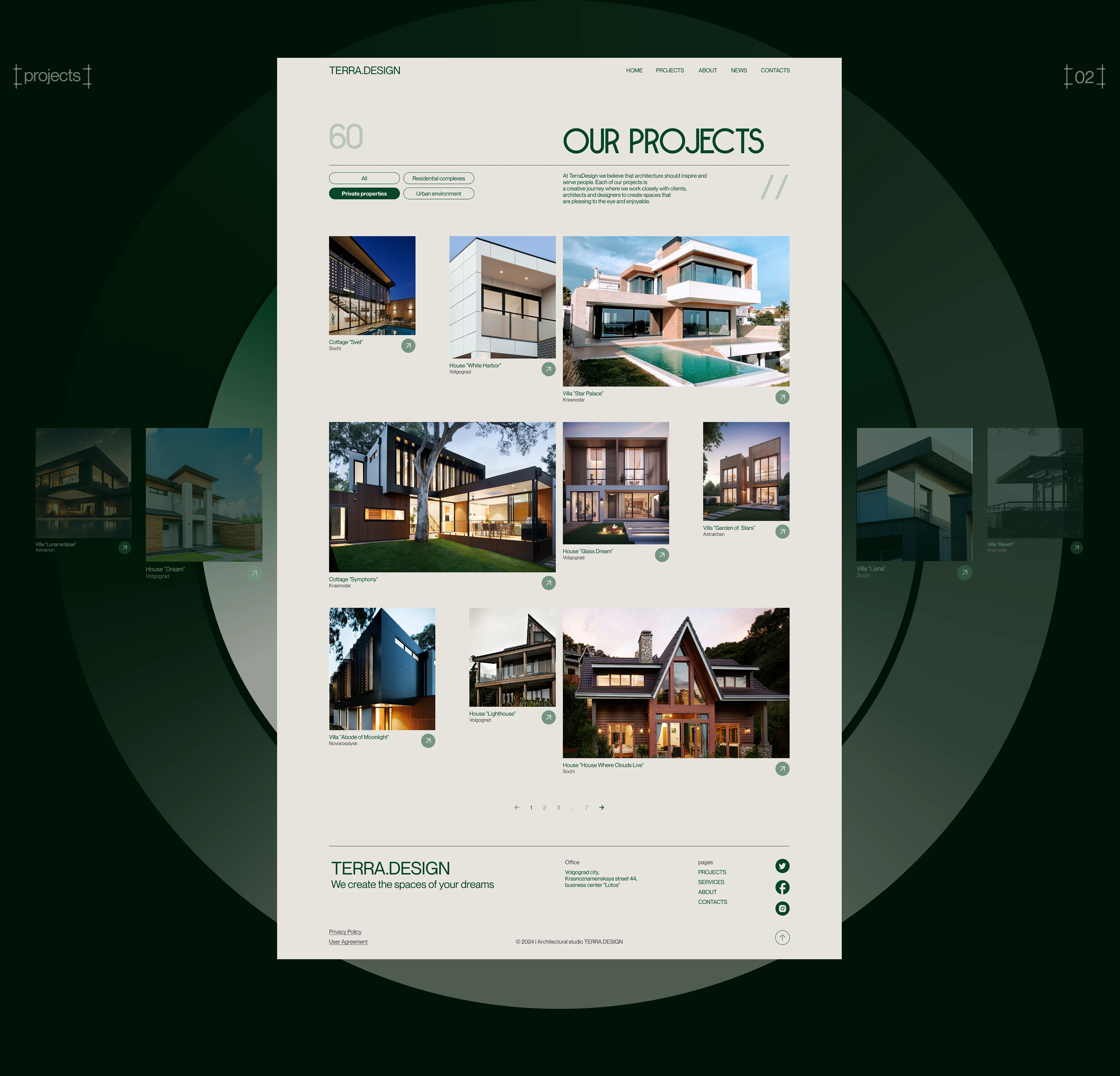 Terra.Design | Corporate Website — Изображение №8 — Интерфейсы на Dprofile
