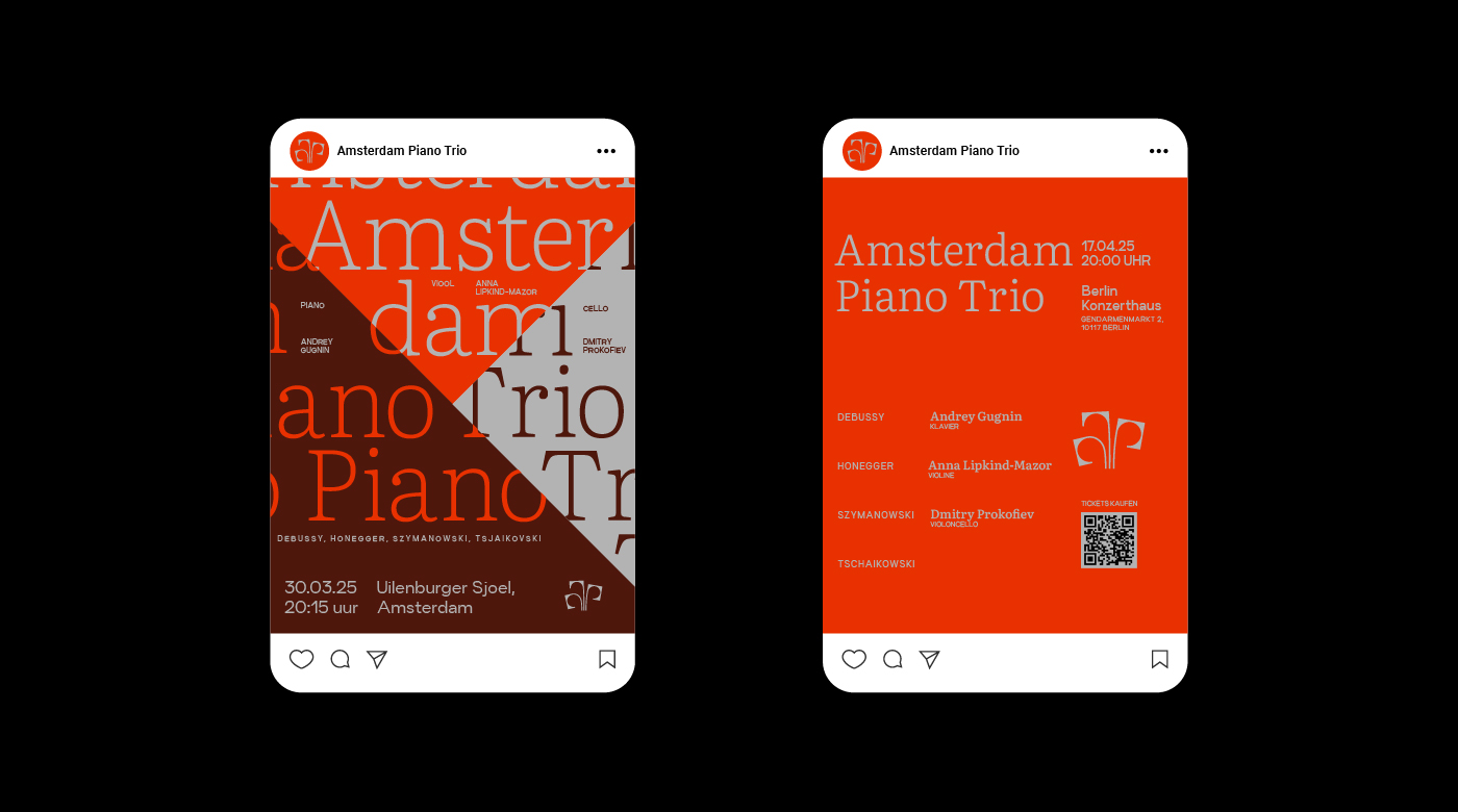 Amsterdam Piano Trio — Изображение №6 — Брендинг на Dprofile