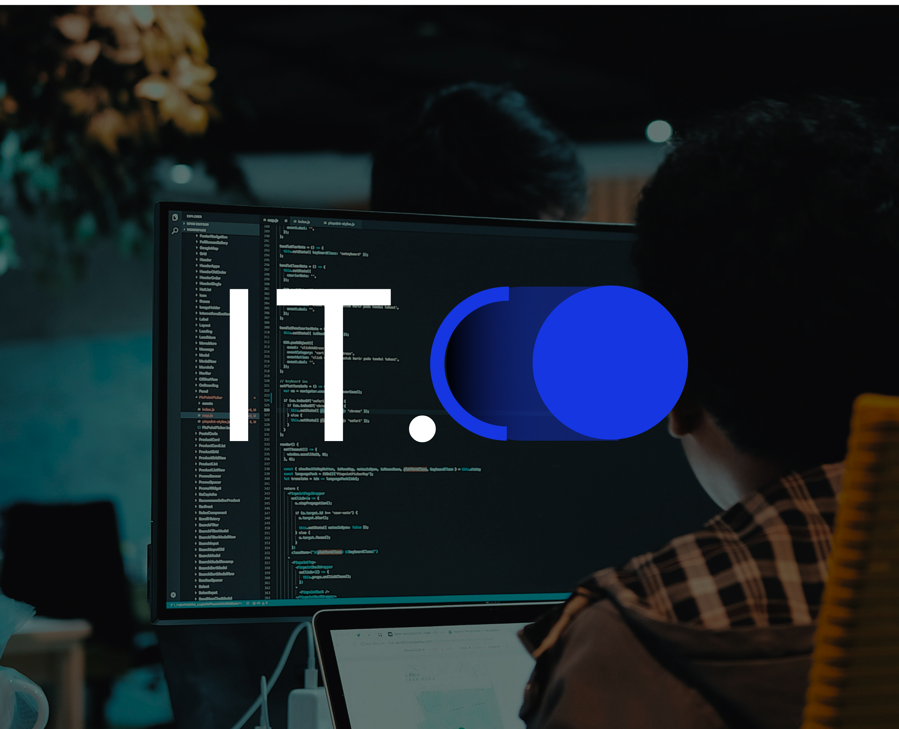 Логотип для it компании "IT.CO" — Брендинг, Графика на Dprofile