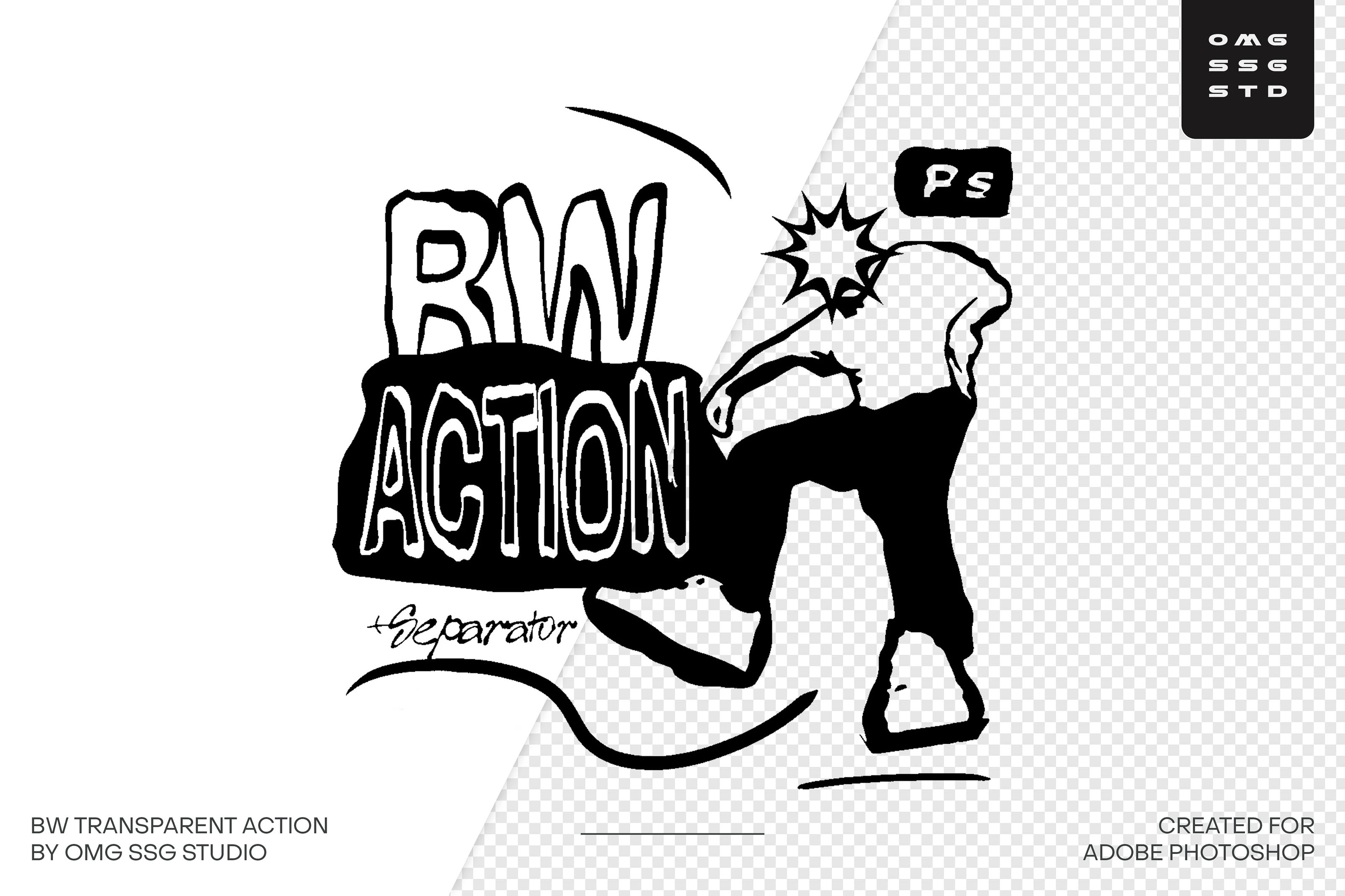 BW TRANSPARENT ACTION — Изображение №1 — Графика на Dprofile