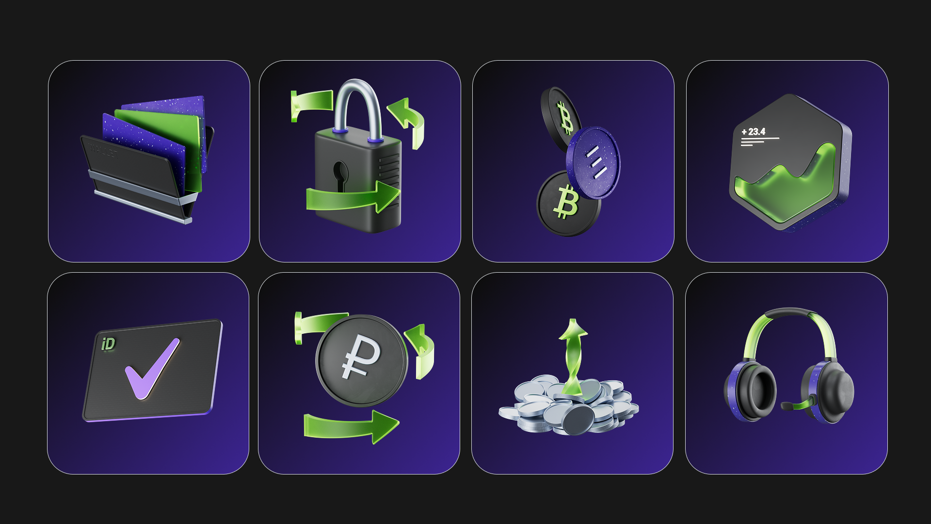 3D illustrations for Pixloop | 3D icons pack — Изображение №3 — 3D, Анимация на Dprofile