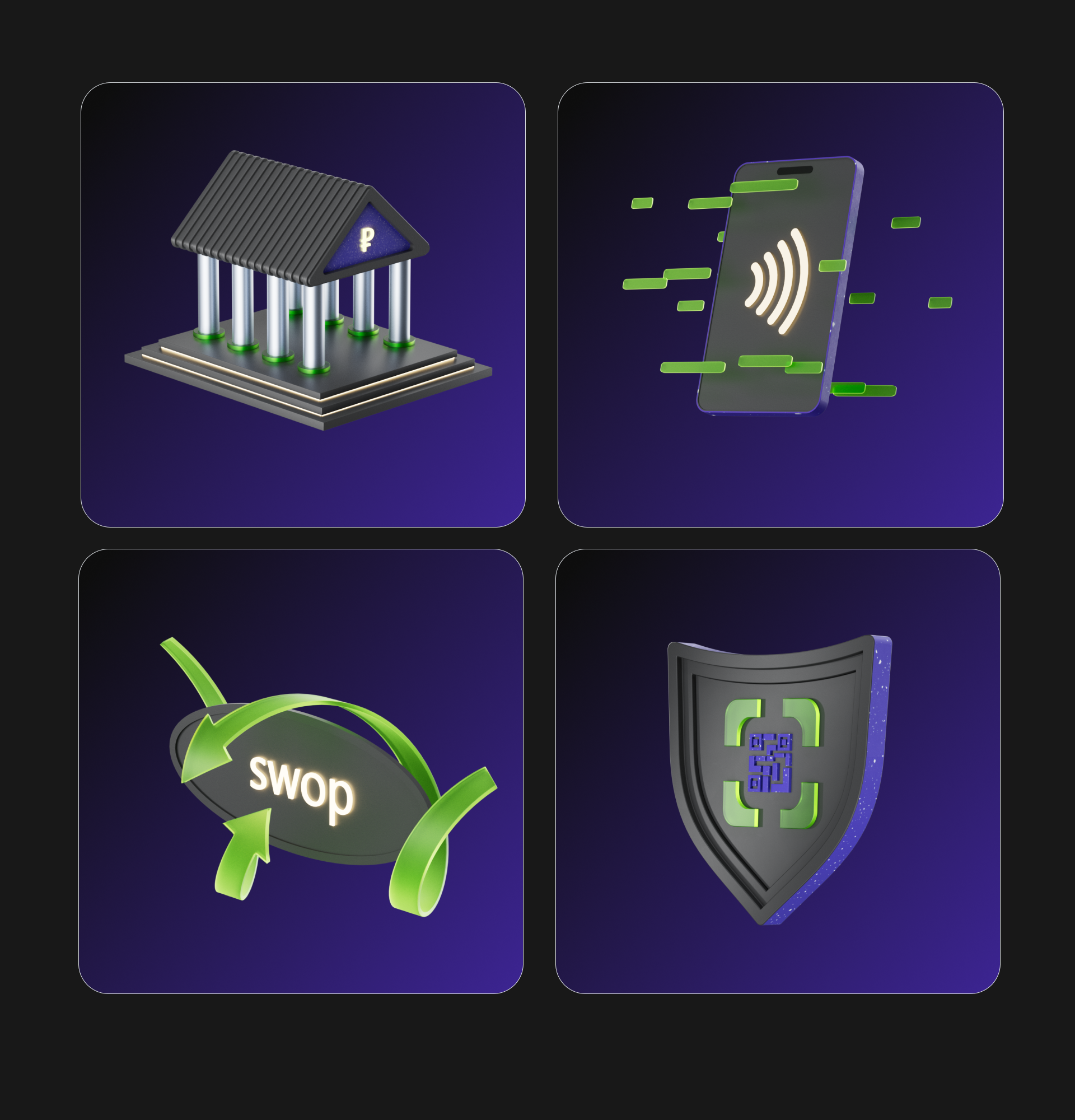 3D illustrations for Pixloop | 3D icons pack — Изображение №4 — 3D, Анимация на Dprofile