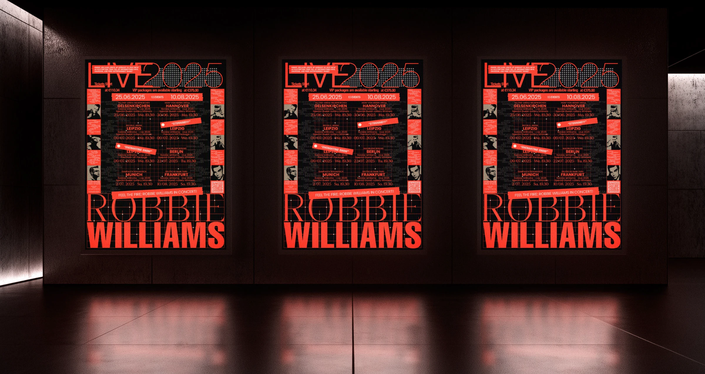Постер Robbie Williams Германия 2025 — Изображение №6 — Графика на Dprofile