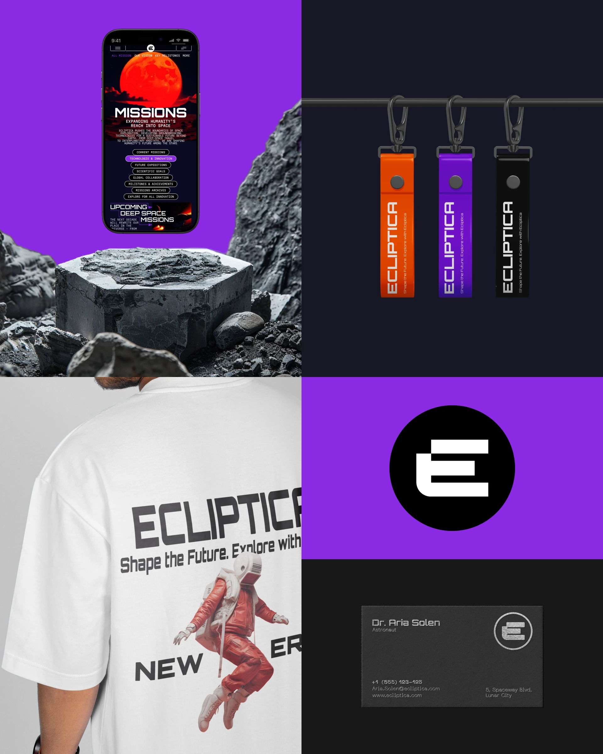 ECLIPTICA / Corporative Website — Изображение №4 — Интерфейсы, Брендинг на Dprofile