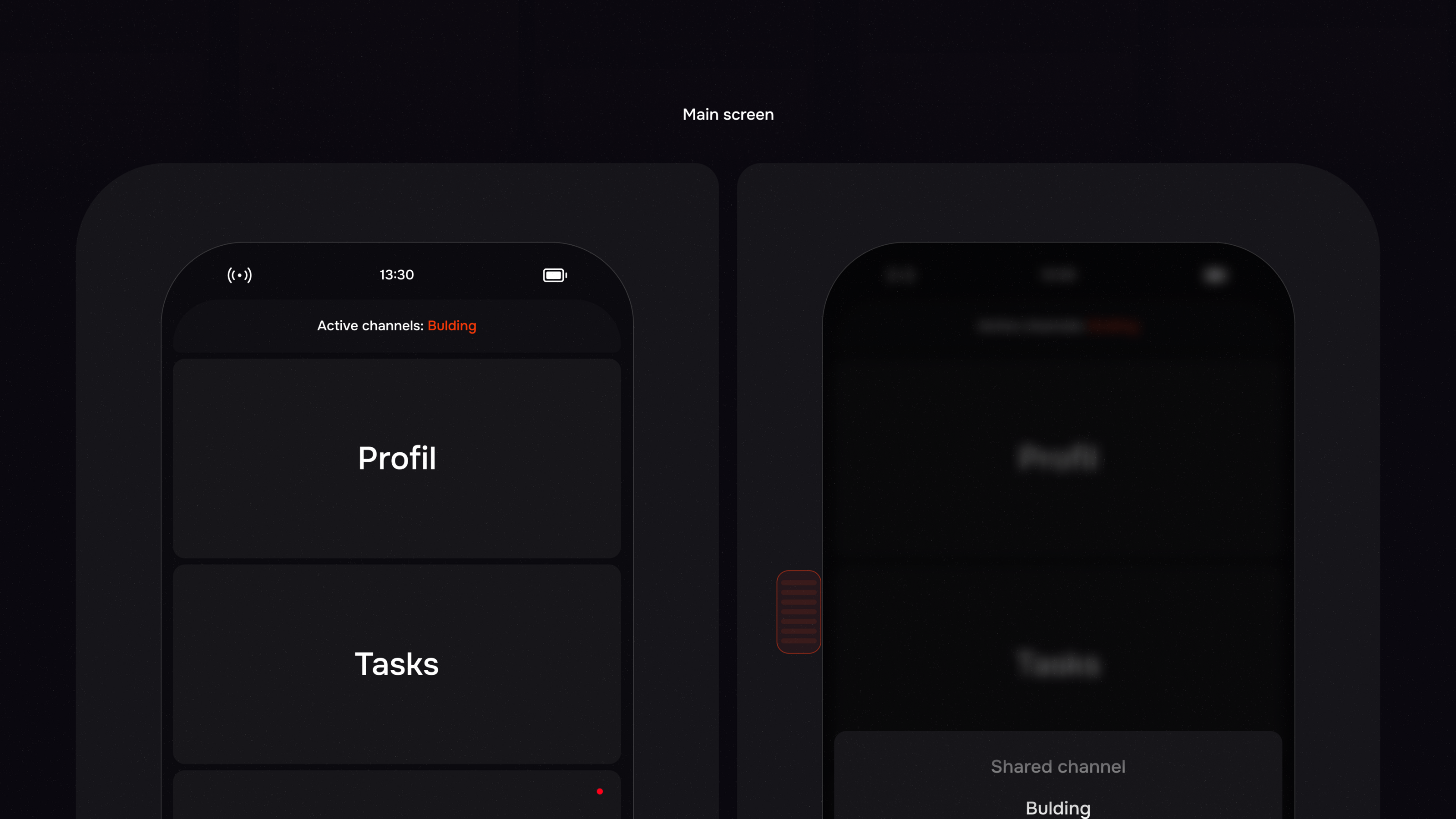 Oneness  voice - walkie-talkie — Изображение №4 — Интерфейсы, Иллюстрация на Dprofile