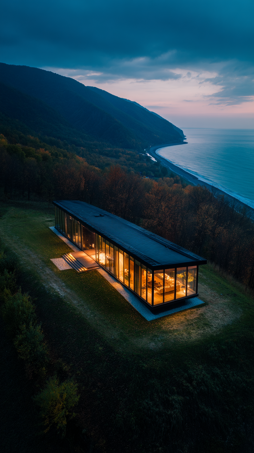 Панорамная вилла на вершине горы в Сочи — Изображение №7 — Иллюстрация на Dprofile