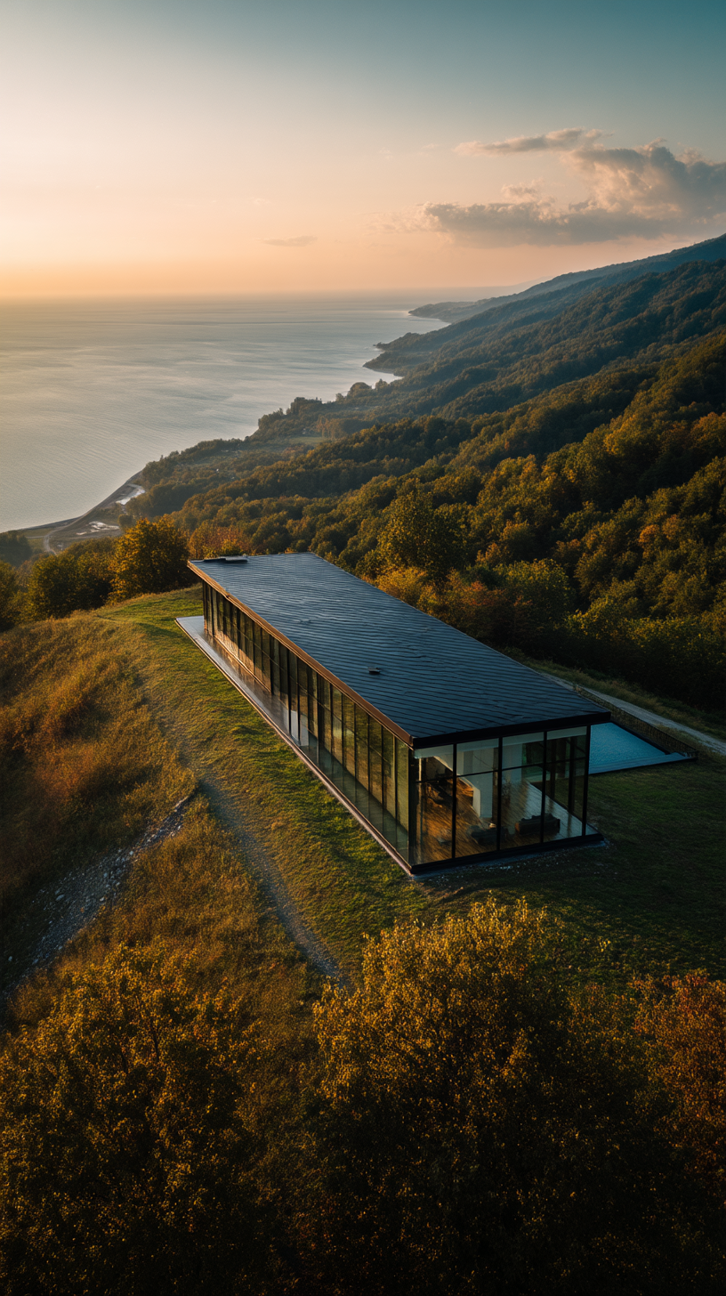 Панорамная вилла на вершине горы в Сочи — Изображение №6 — Иллюстрация на Dprofile