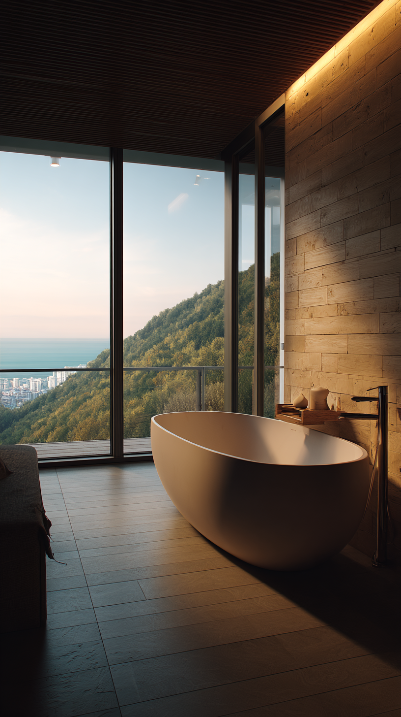 Панорамная вилла на вершине горы в Сочи — Изображение №2 — Иллюстрация на Dprofile