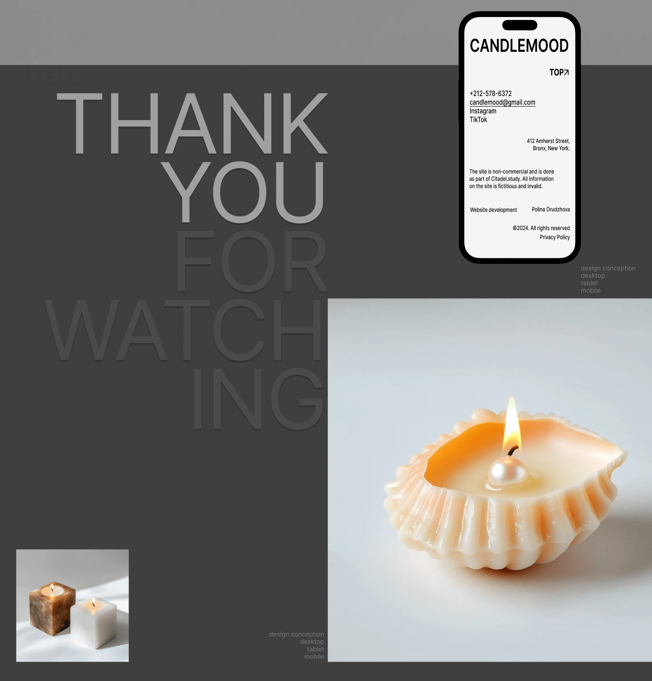 Candle Mood — Изображение №8 — Интерфейсы на Dprofile