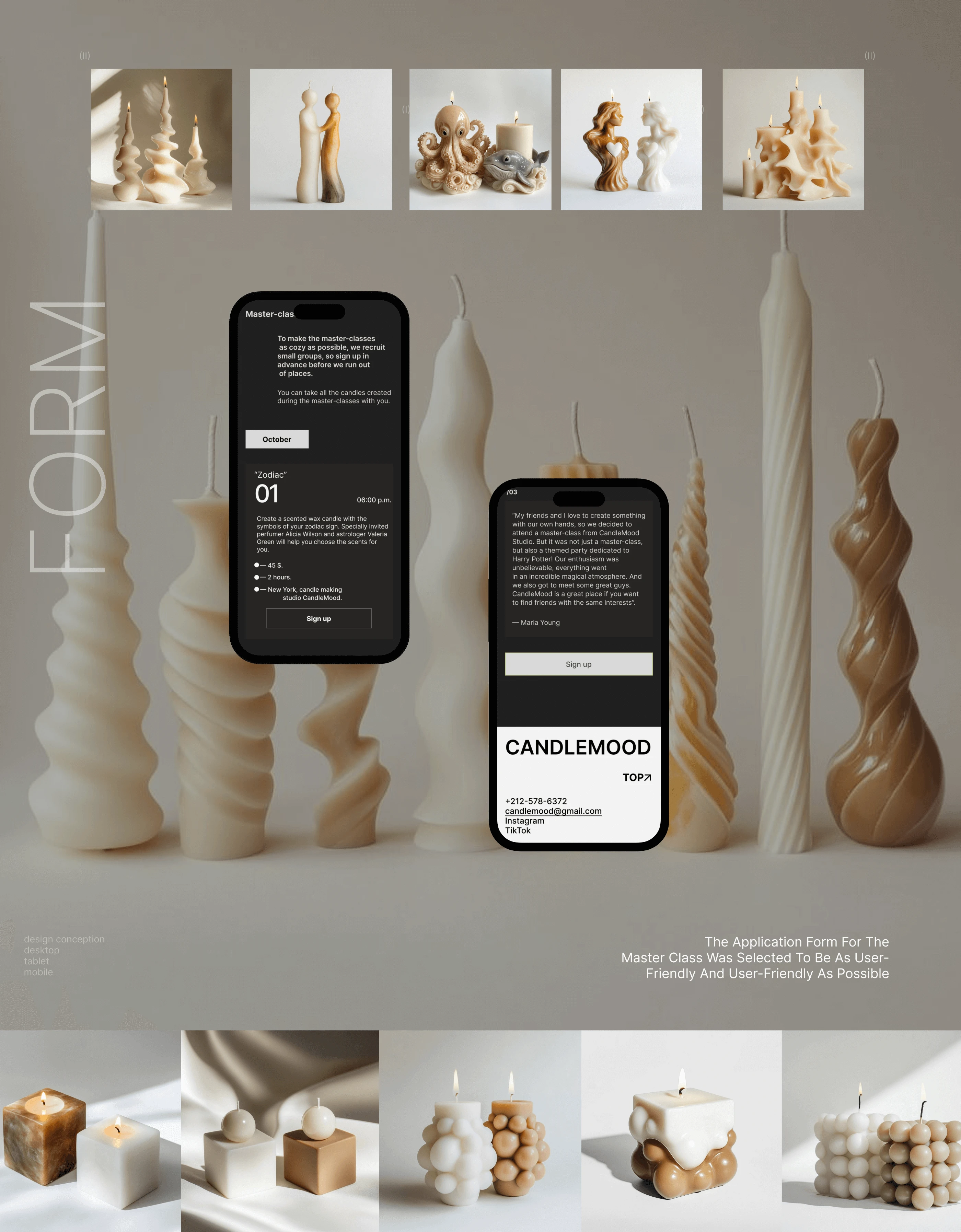 Candle Mood — Изображение №6 — Интерфейсы на Dprofile