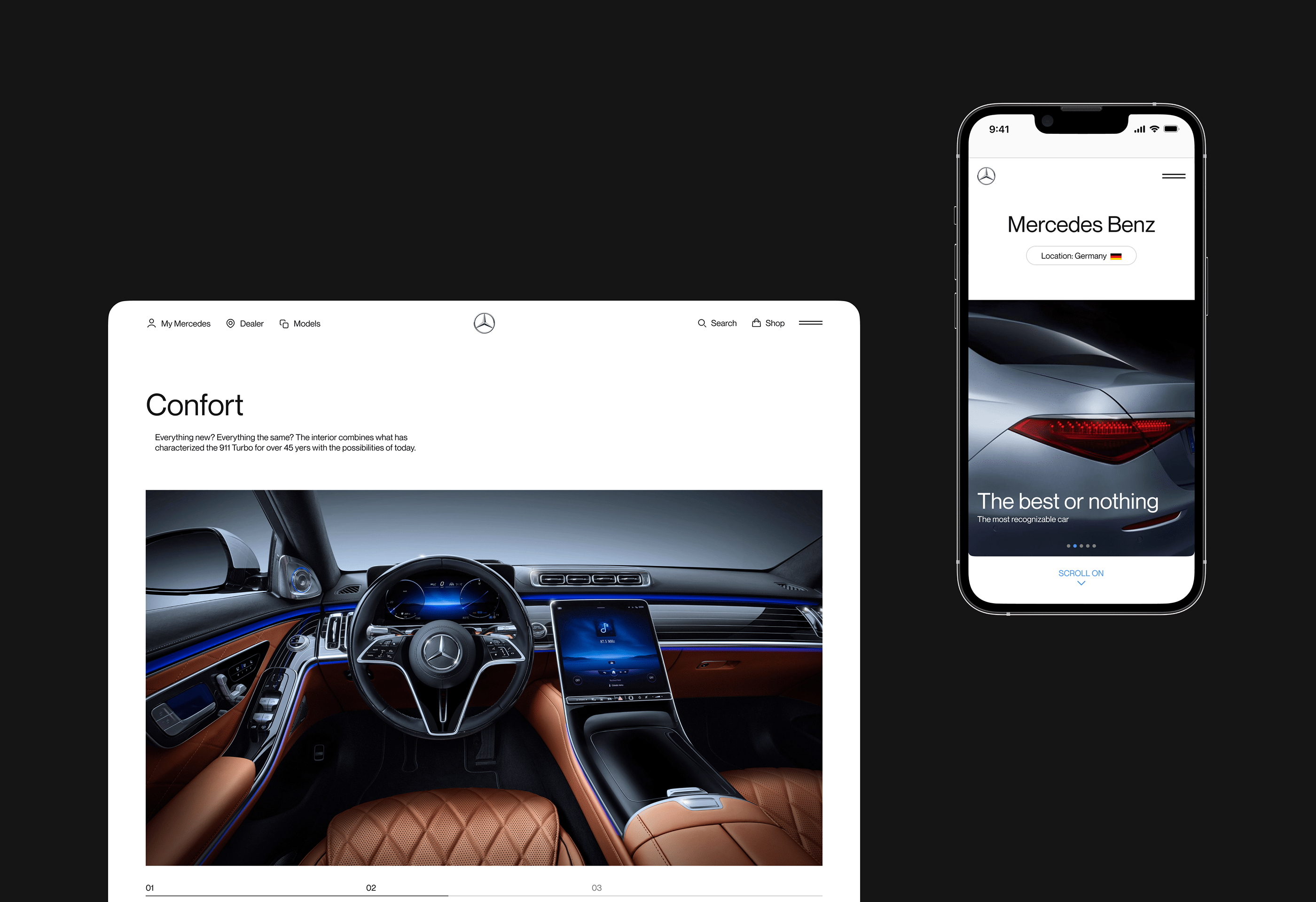 Mercedes-Benz Website Concept — Изображение №14 — Интерфейсы на Dprofile