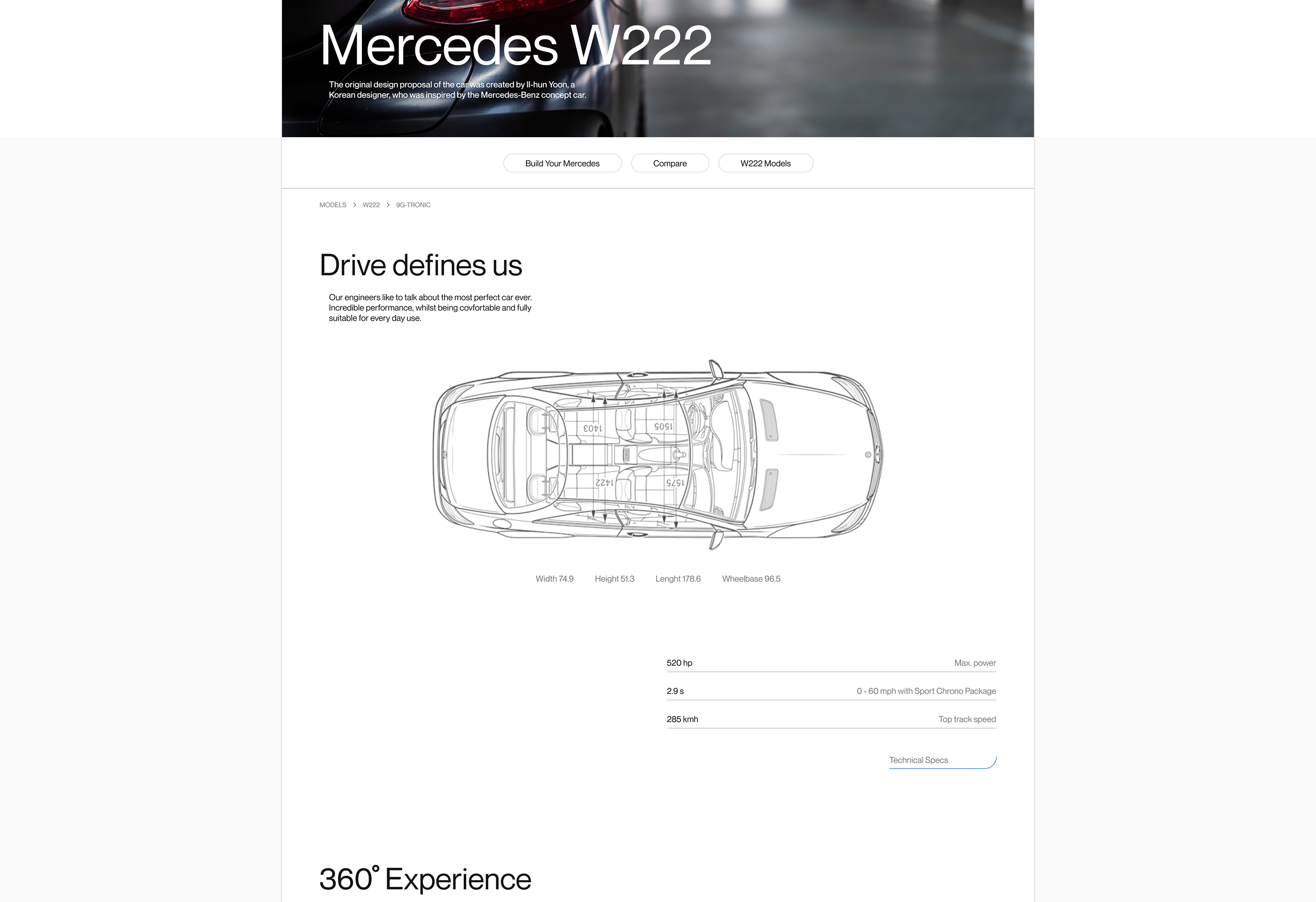 Mercedes-Benz Website Concept — Изображение №9 — Интерфейсы на Dprofile