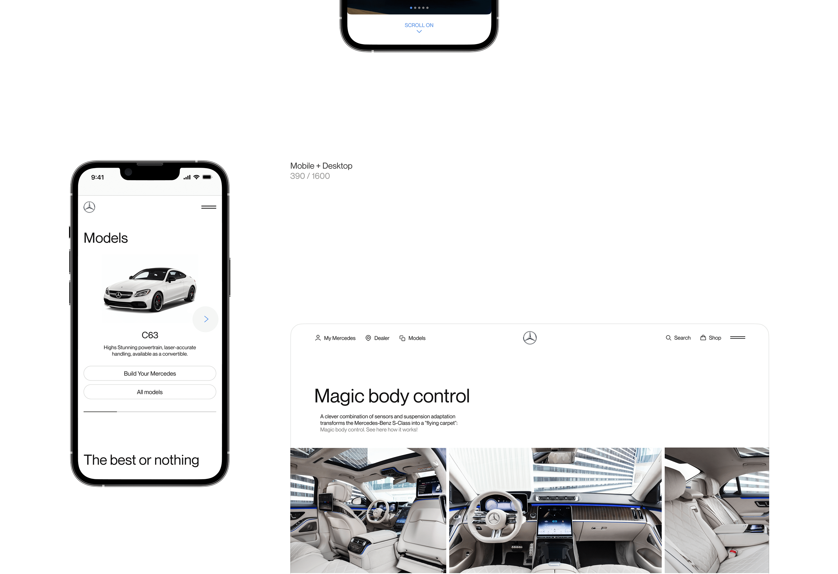 Mercedes-Benz Website Concept — Изображение №5 — Интерфейсы на Dprofile