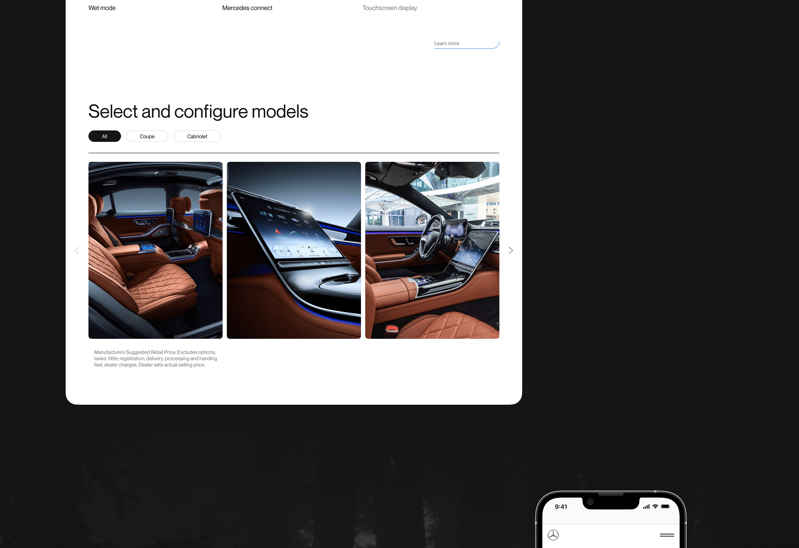 Mercedes-Benz Website Concept — Изображение №15 — Интерфейсы на Dprofile