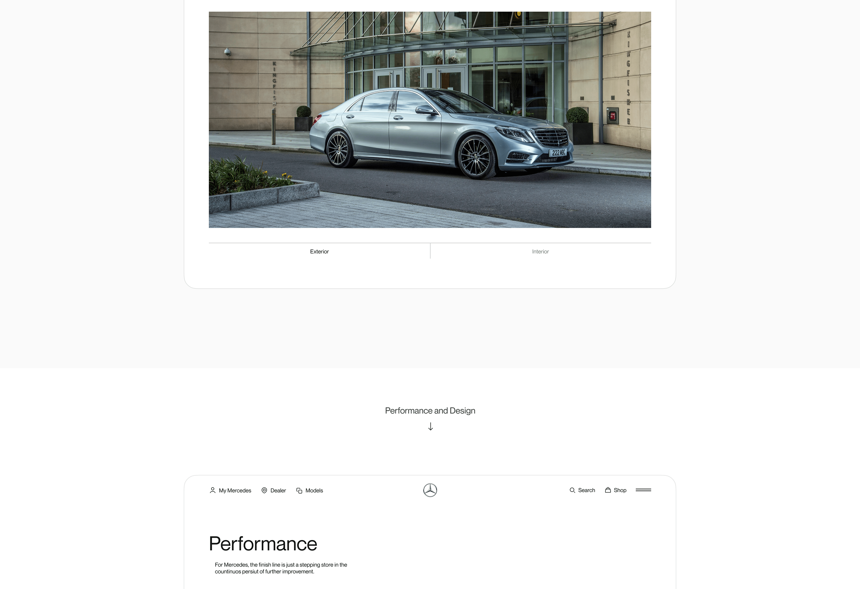 Mercedes-Benz Website Concept — Изображение №10 — Интерфейсы на Dprofile