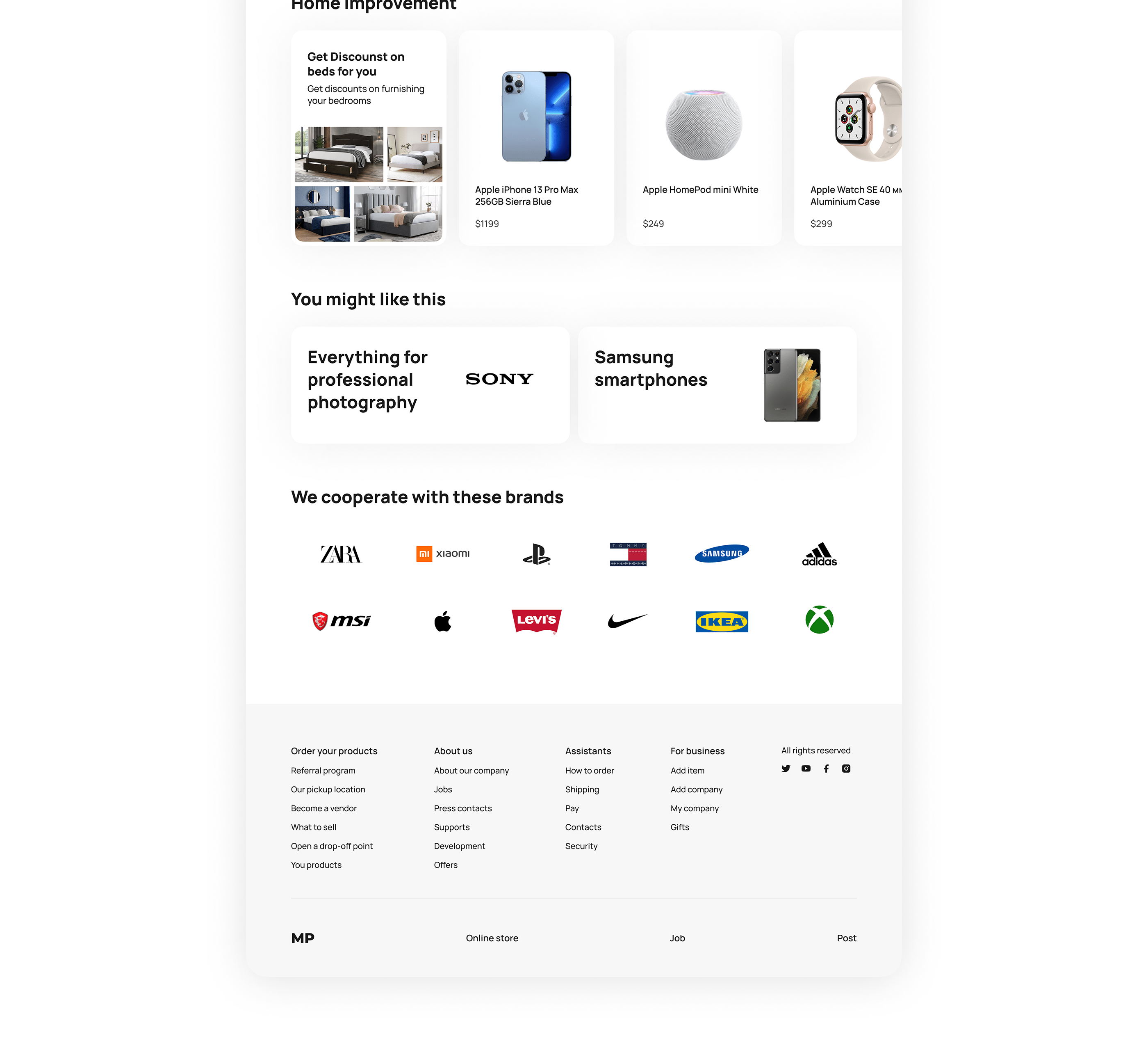 MP – Marketplace Concept — Изображение №3 — Интерфейсы на Dprofile