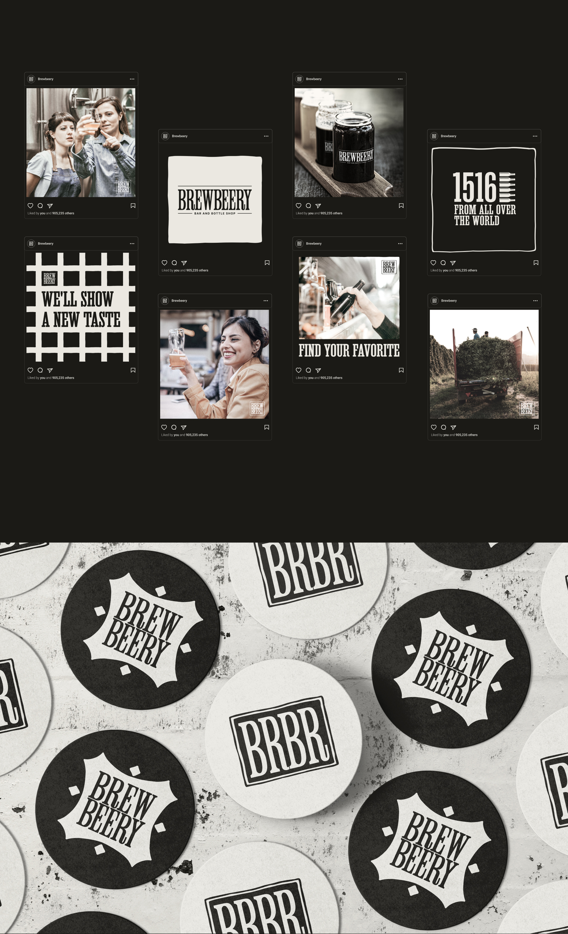 Brewbeery Identity — Изображение №5 — Брендинг на Dprofile