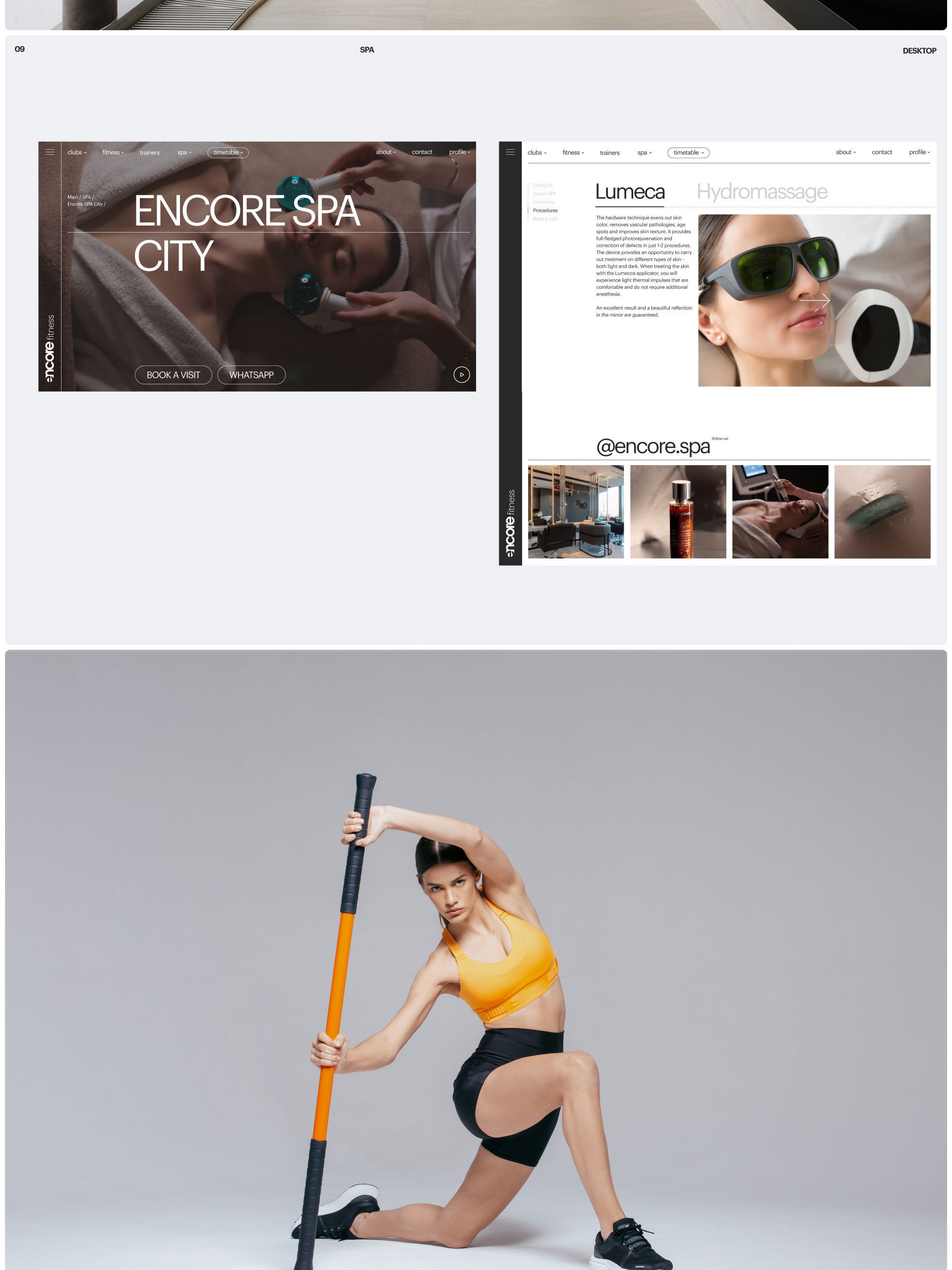 Encore Fitness Website — Изображение №18 — Интерфейсы, Анимация на Dprofile