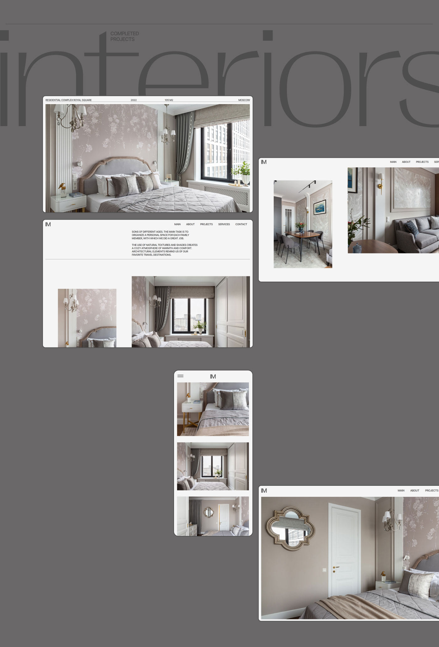 IM Interior Designer Website — Изображение №6 — Интерфейсы, Брендинг на Dprofile