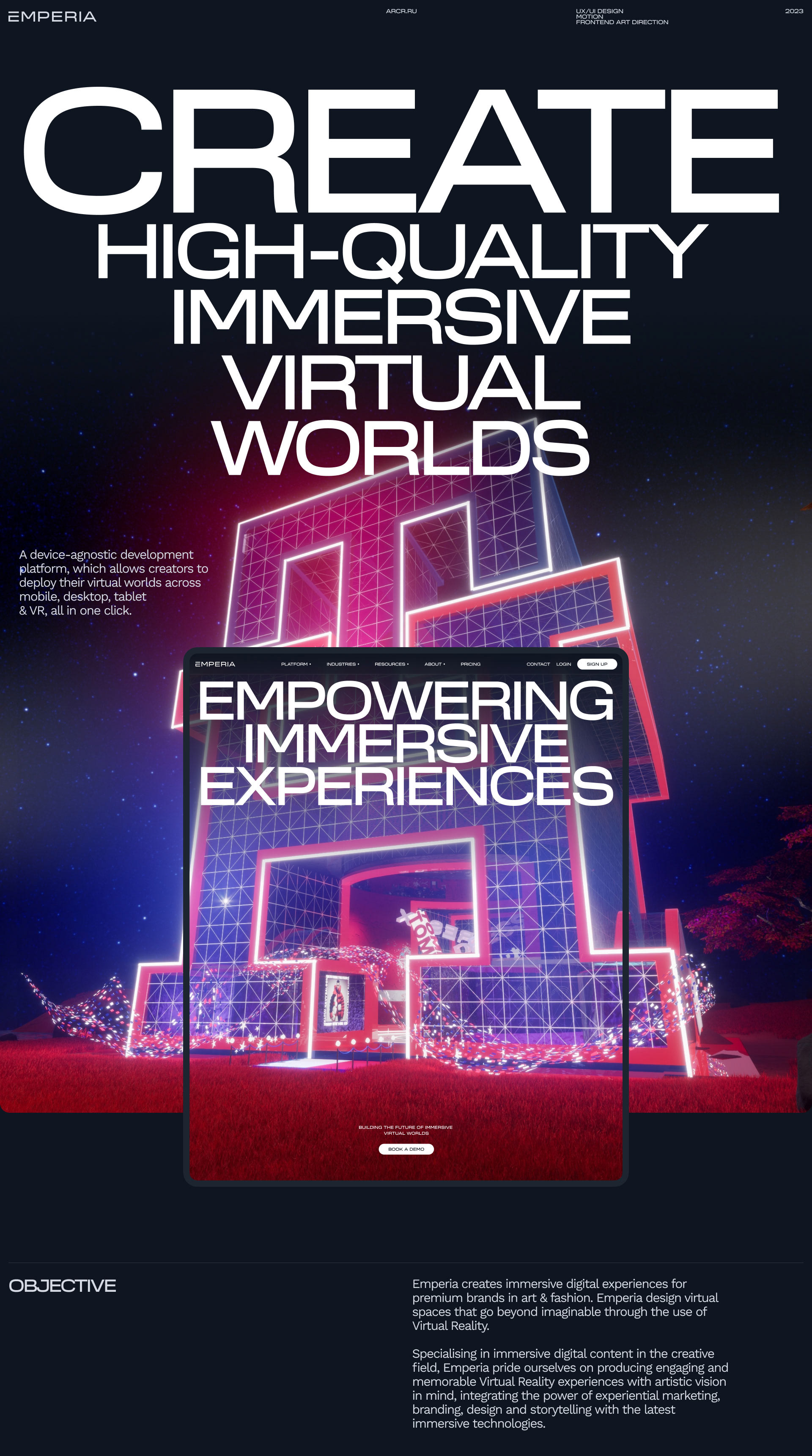 Emperia Virtual Store Platform for Retail & Fashion — Изображение №1 — Интерфейсы, Анимация на Dprofile