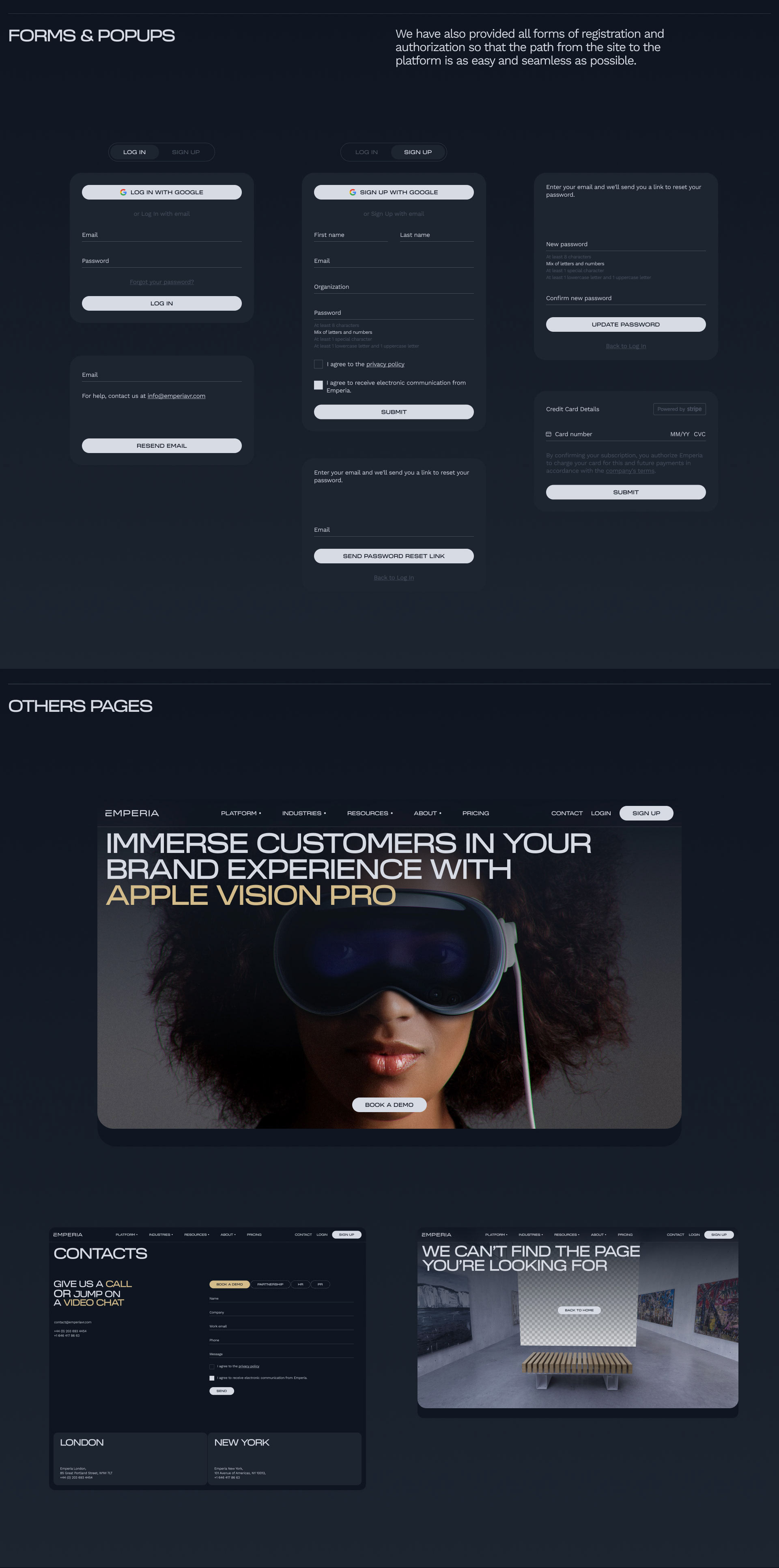 Emperia Virtual Store Platform for Retail & Fashion — Изображение №12 — Интерфейсы, Анимация на Dprofile