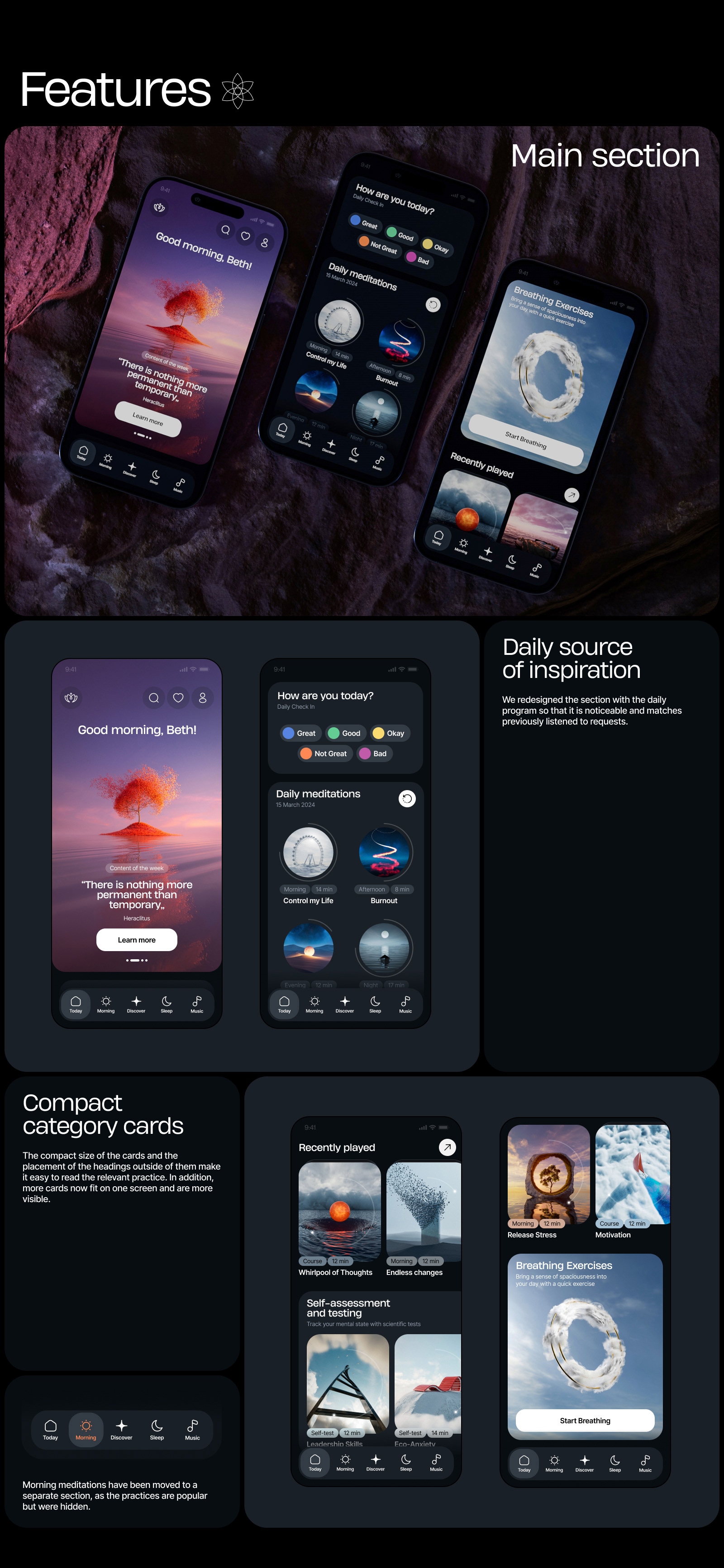 Meditopia App — Изображение №8 — Интерфейсы, 3D на Dprofile