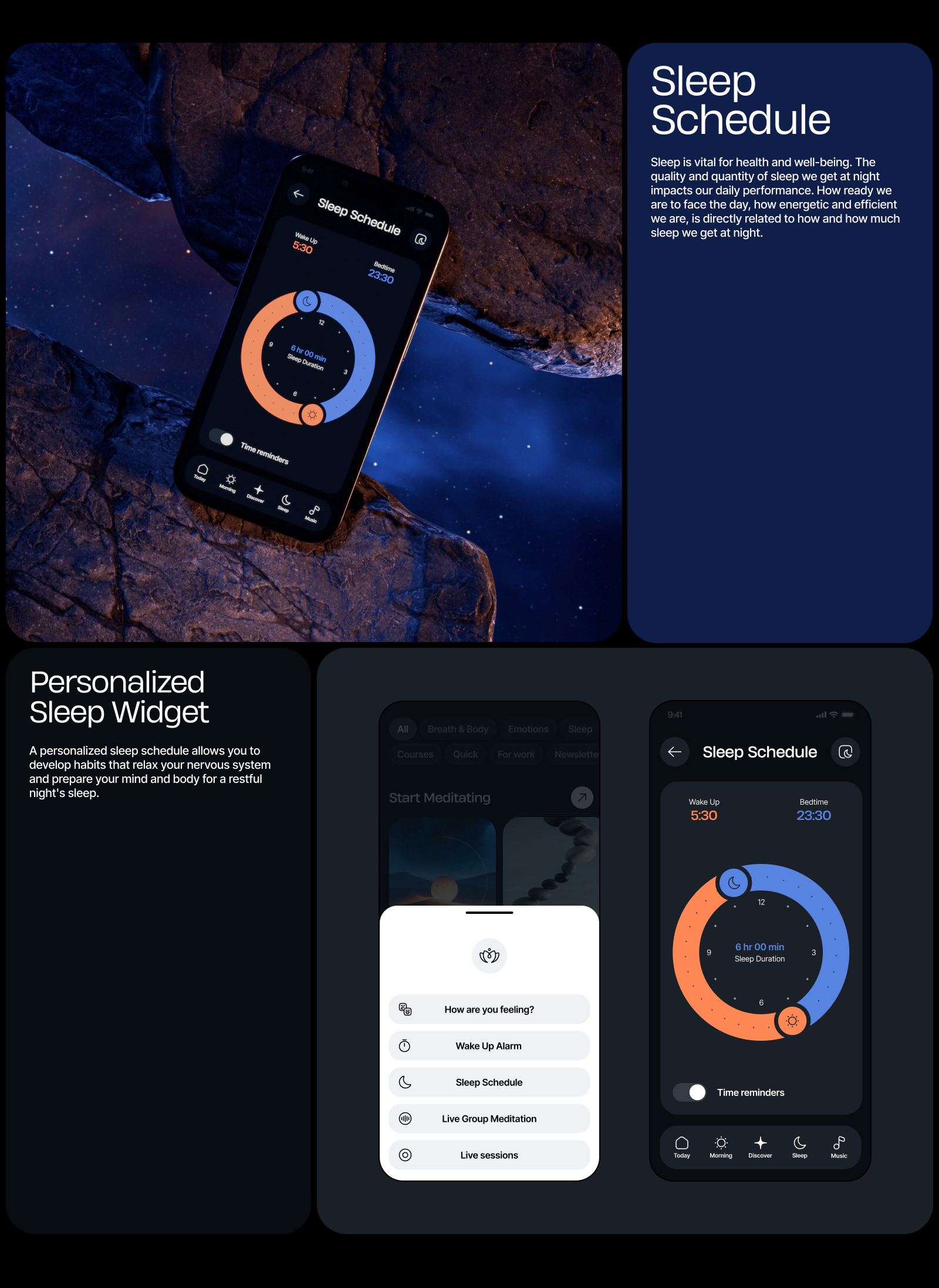 Meditopia App — Изображение №12 — Интерфейсы, 3D на Dprofile
