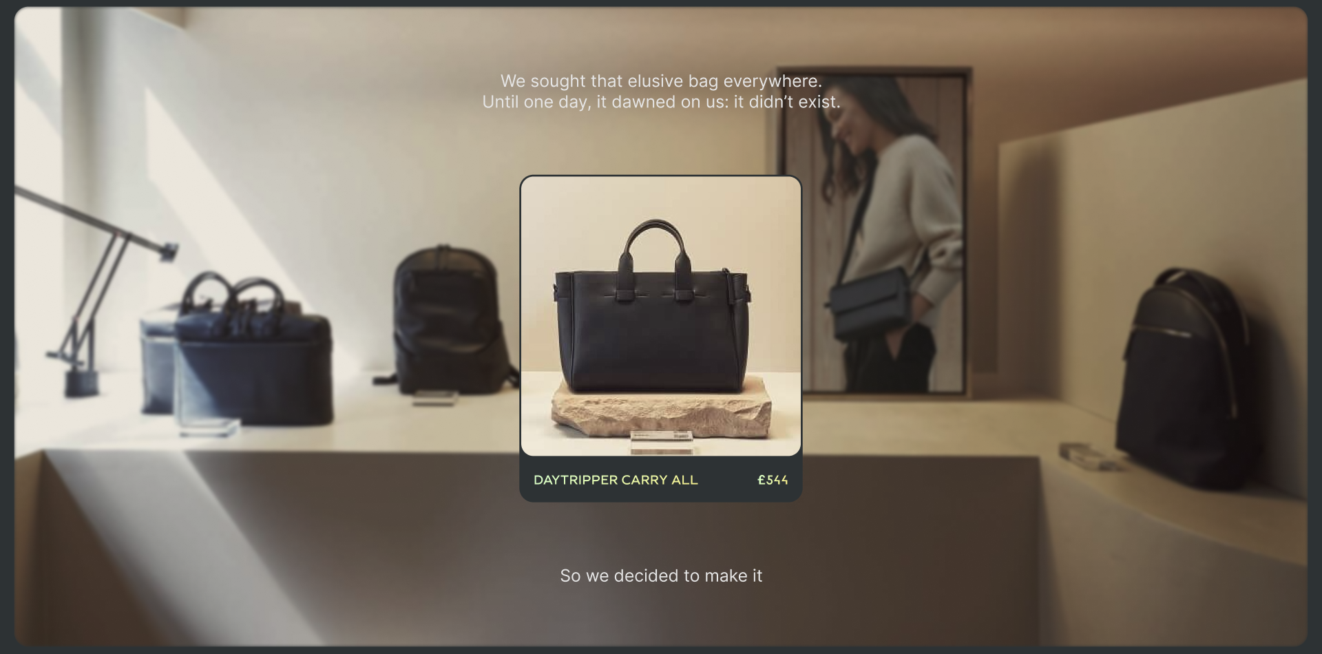 Troubadour bags | E-commerce concept — Изображение №4 — Интерфейсы на Dprofile