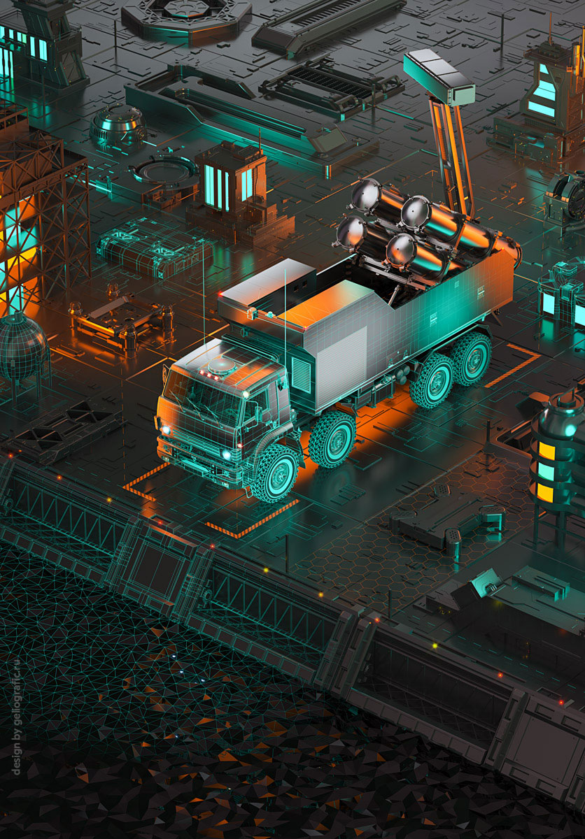 3д-визуализации военной техники — Изображение №13 — Иллюстрация, 3D на Dprofile