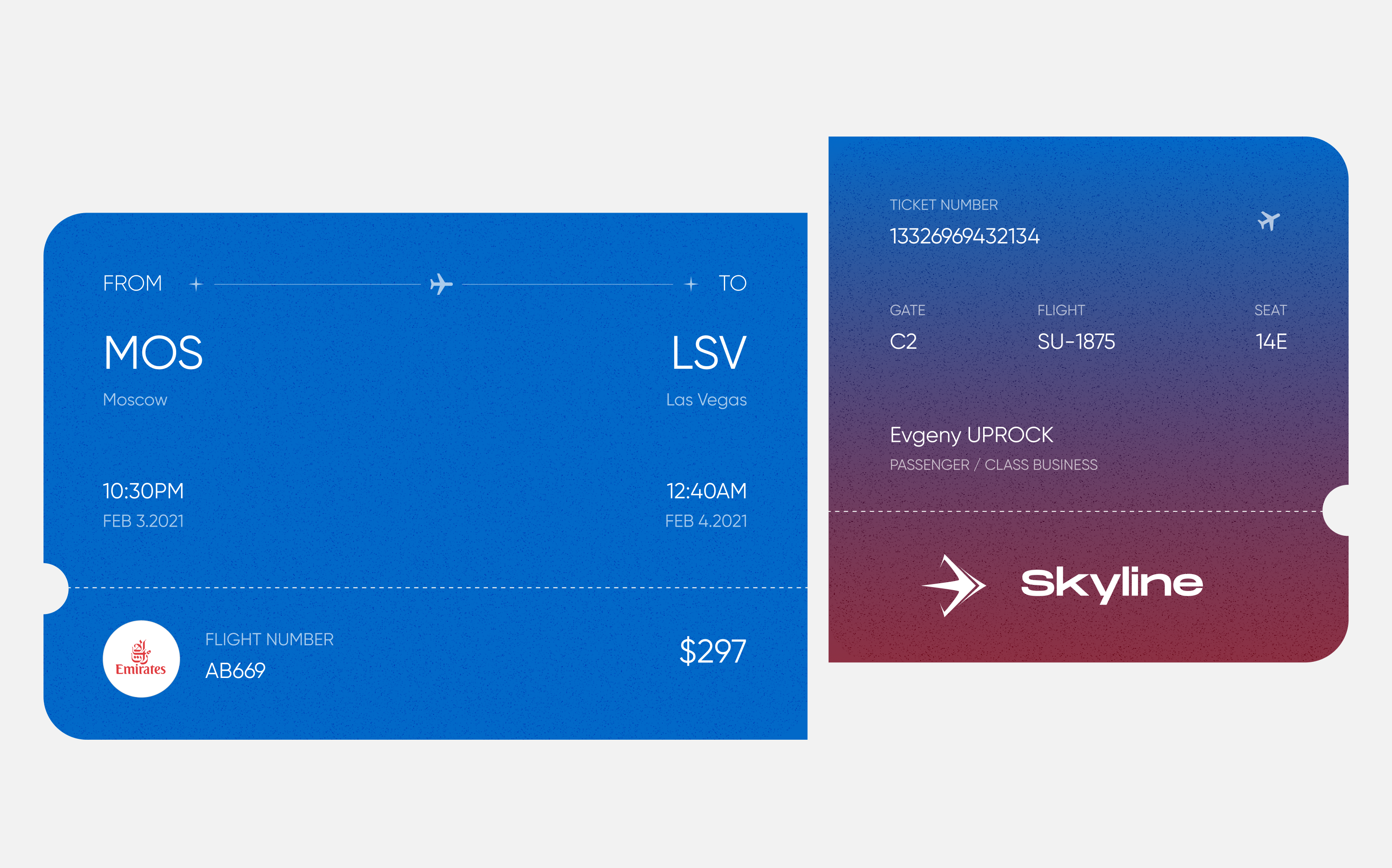Skyline - Mobile App UX/UI — Изображение №2 — Интерфейсы на Dprofile