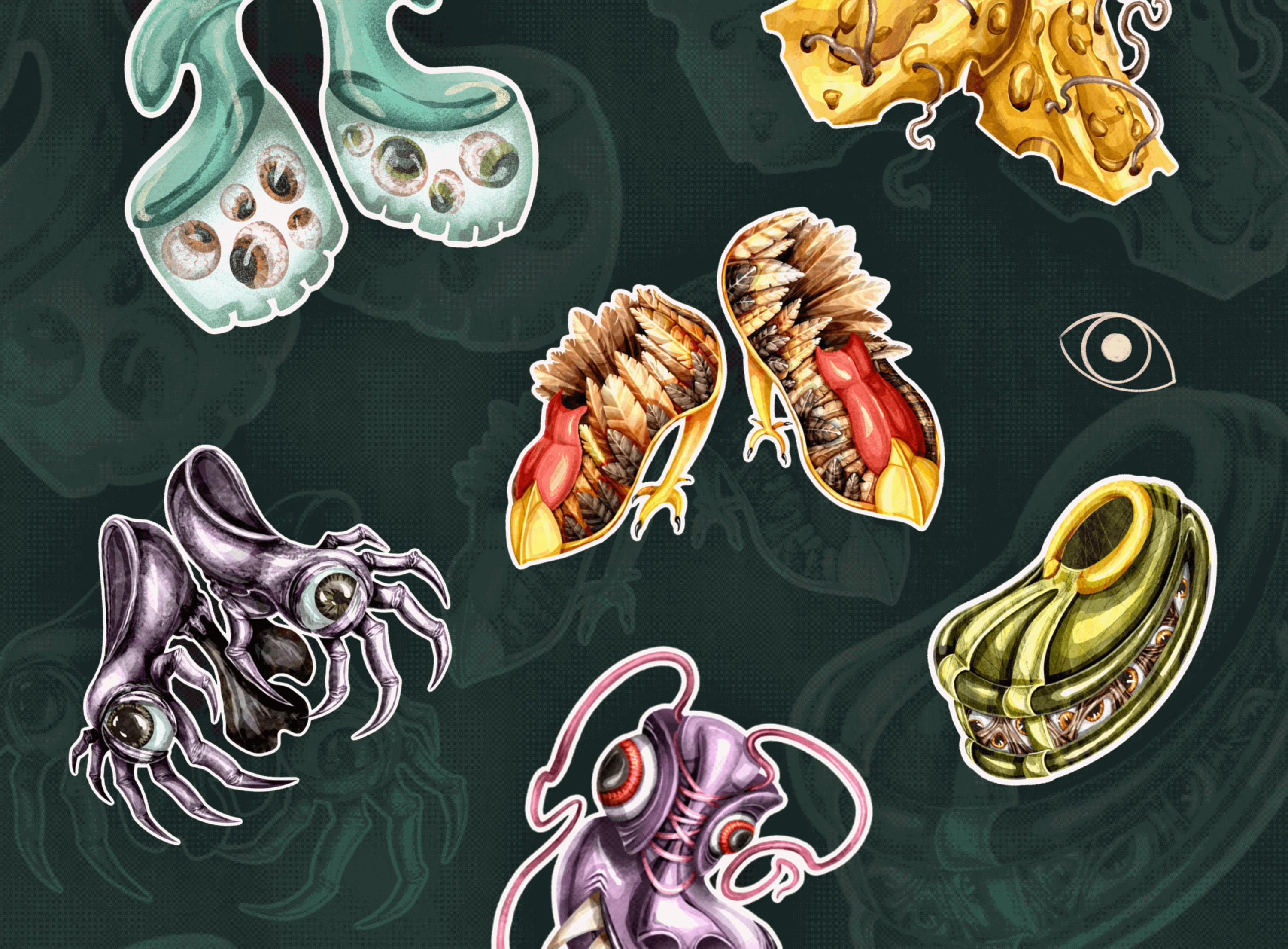 Стикерпак и паттерн — Изображение №2 — Иллюстрация на Dprofile