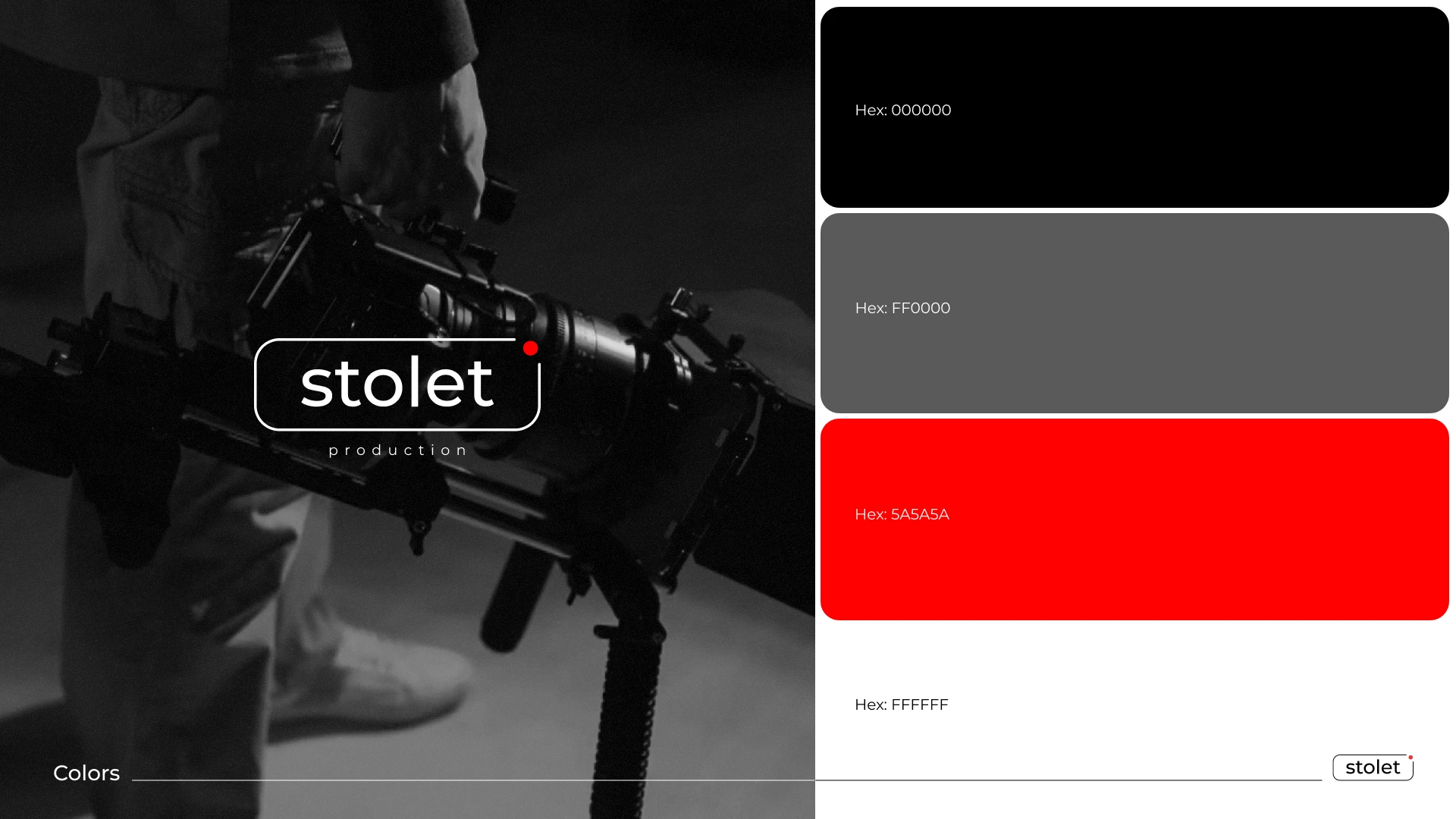 Brandbook Stolet production — Изображение №5 — Брендинг на Dprofile