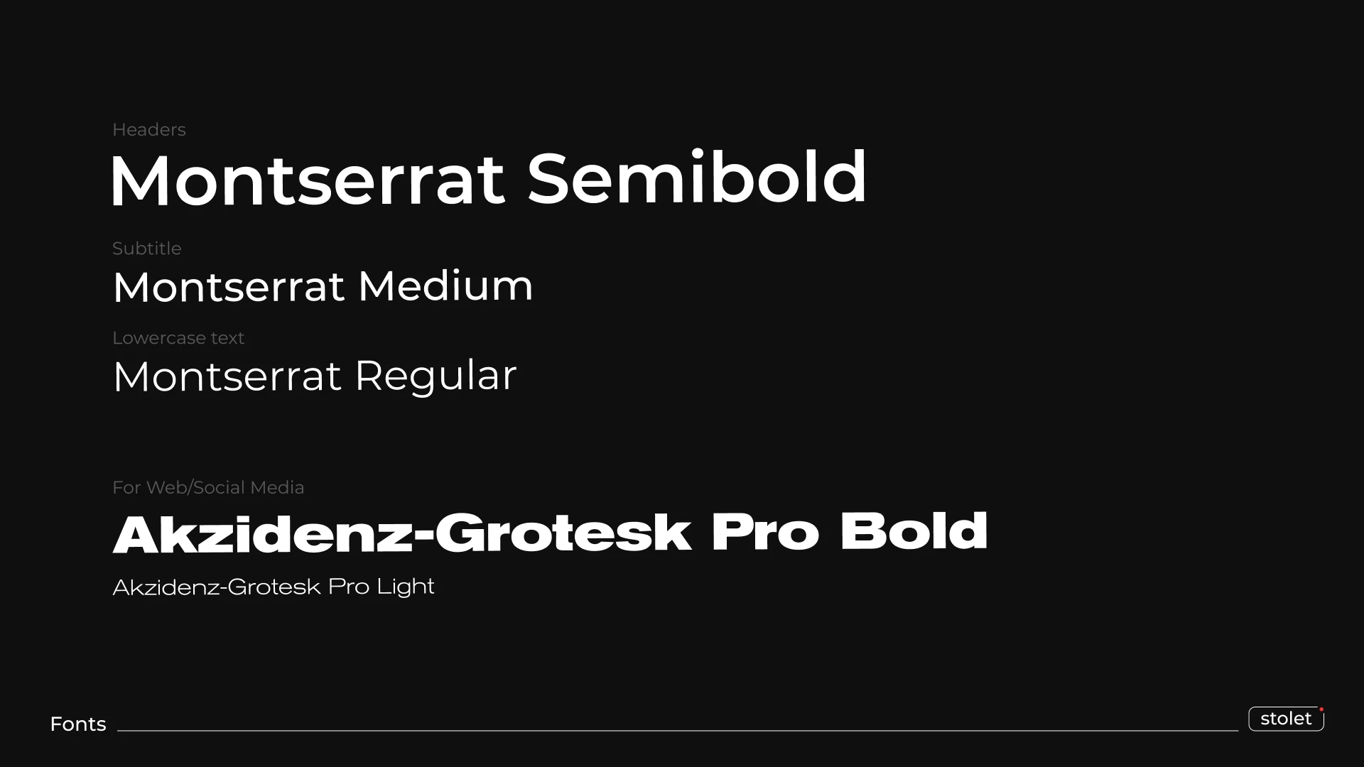 Brandbook Stolet production — Изображение №4 — Брендинг на Dprofile