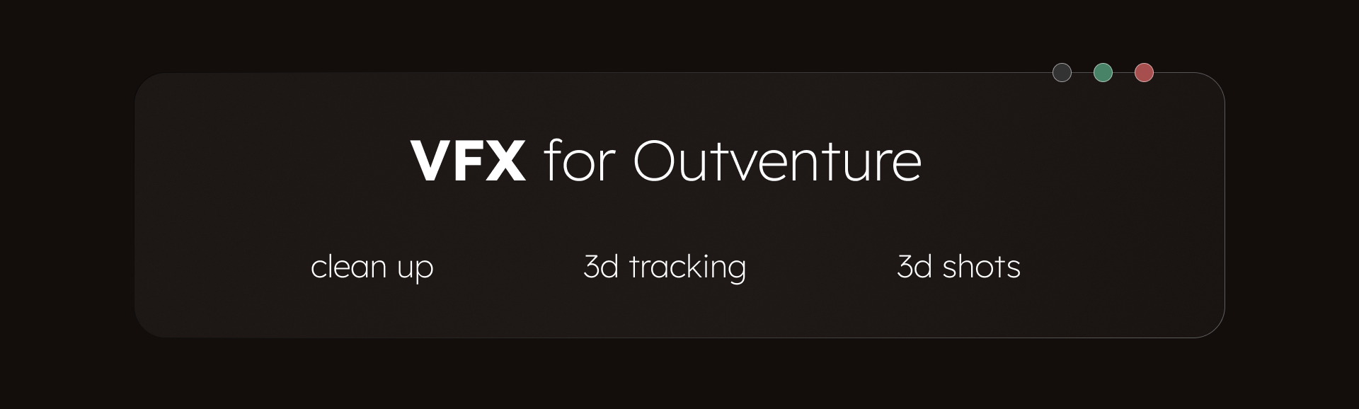 VFX for Outventure — Изображение №2 — 3D, Анимация на Dprofile