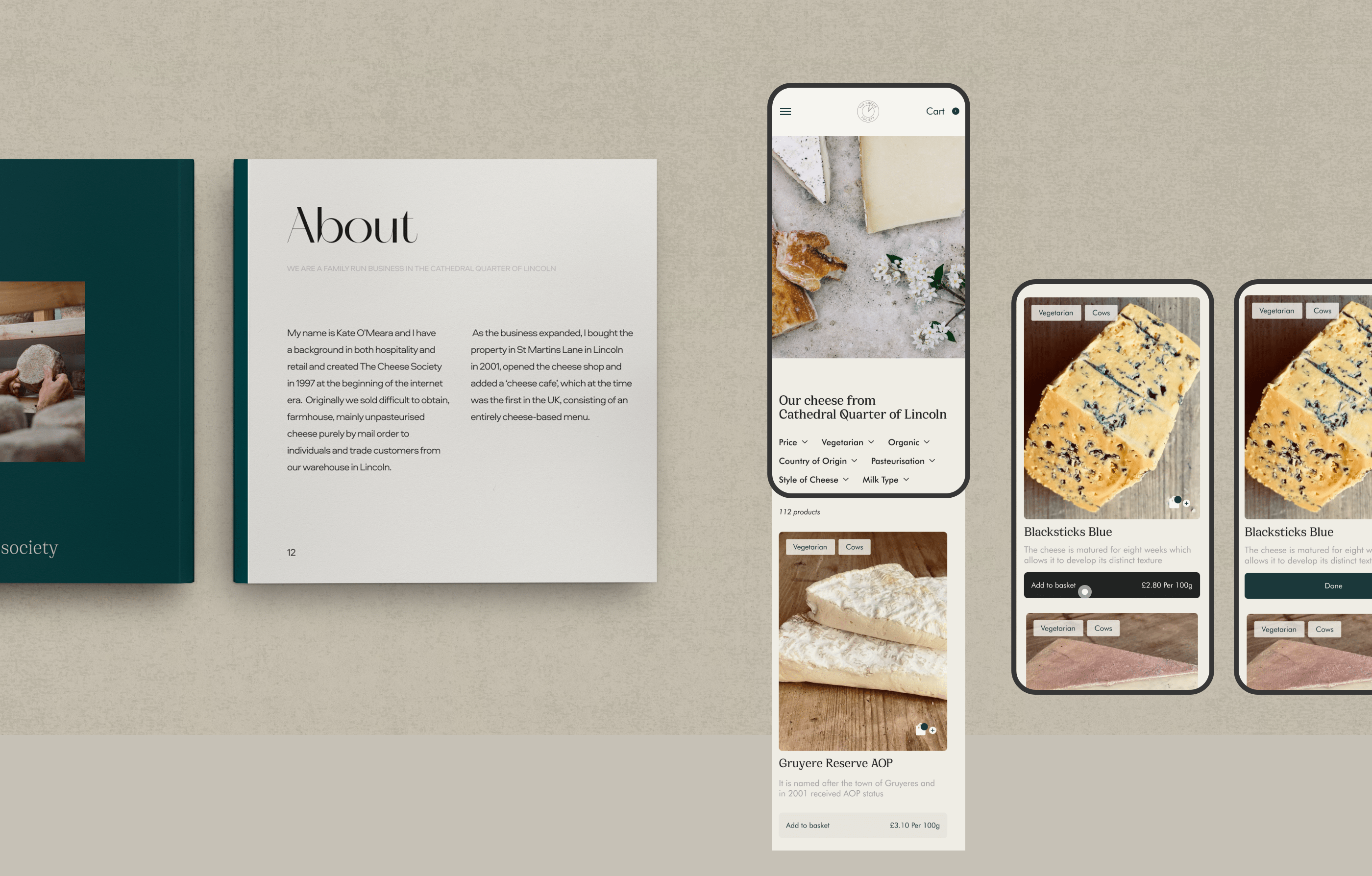 THE CHEESE SOCIETY | concept online store — Изображение №4 — Интерфейсы на Dprofile