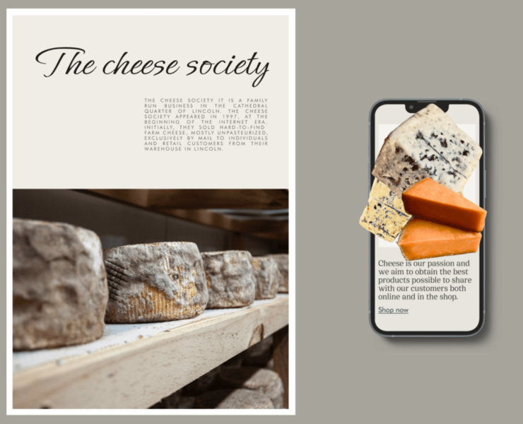 THE CHEESE SOCIETY | concept online store — Интерфейсы на Dprofile