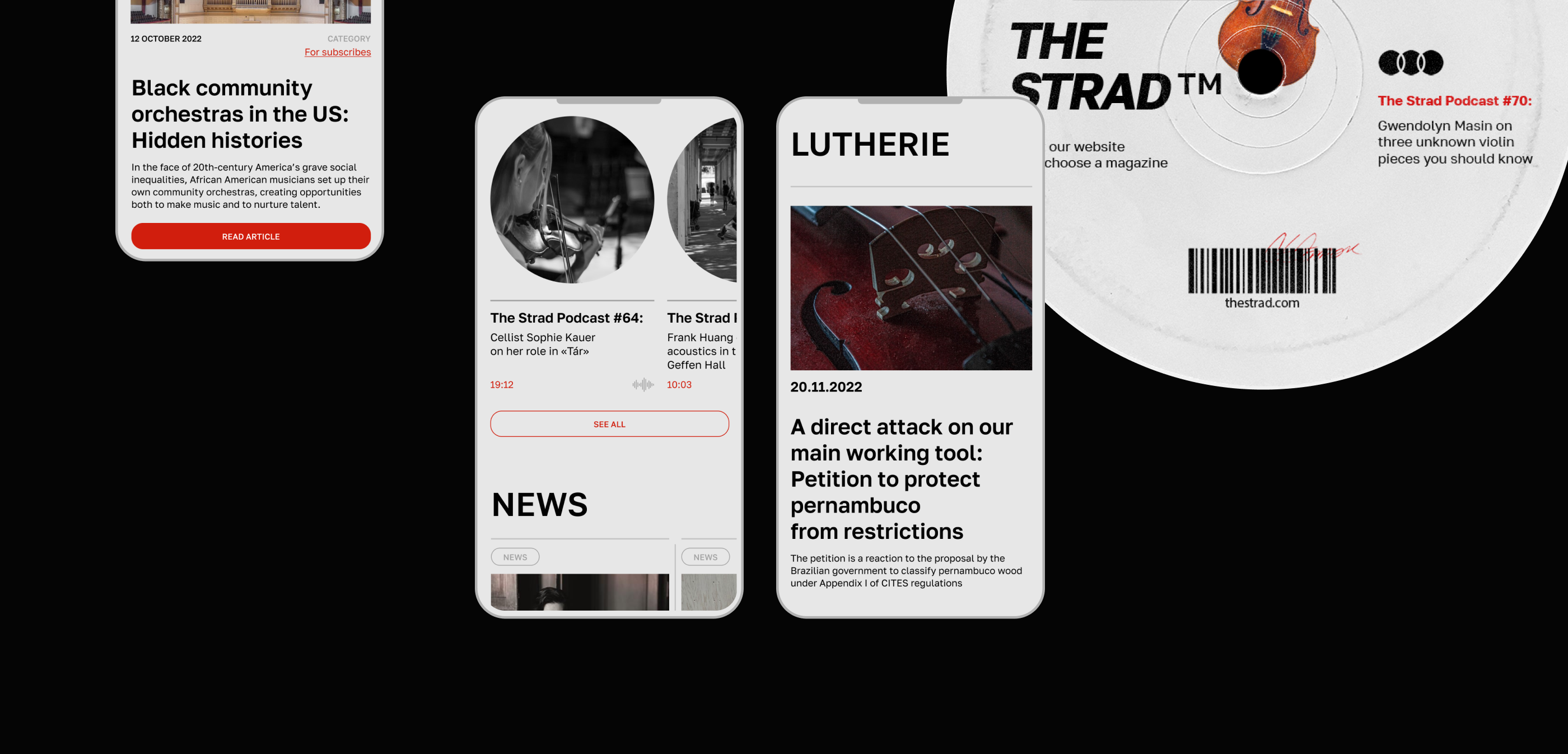 THE STRAD MAGAZINE ● Redesign Concept — Изображение №10 — Интерфейсы на Dprofile