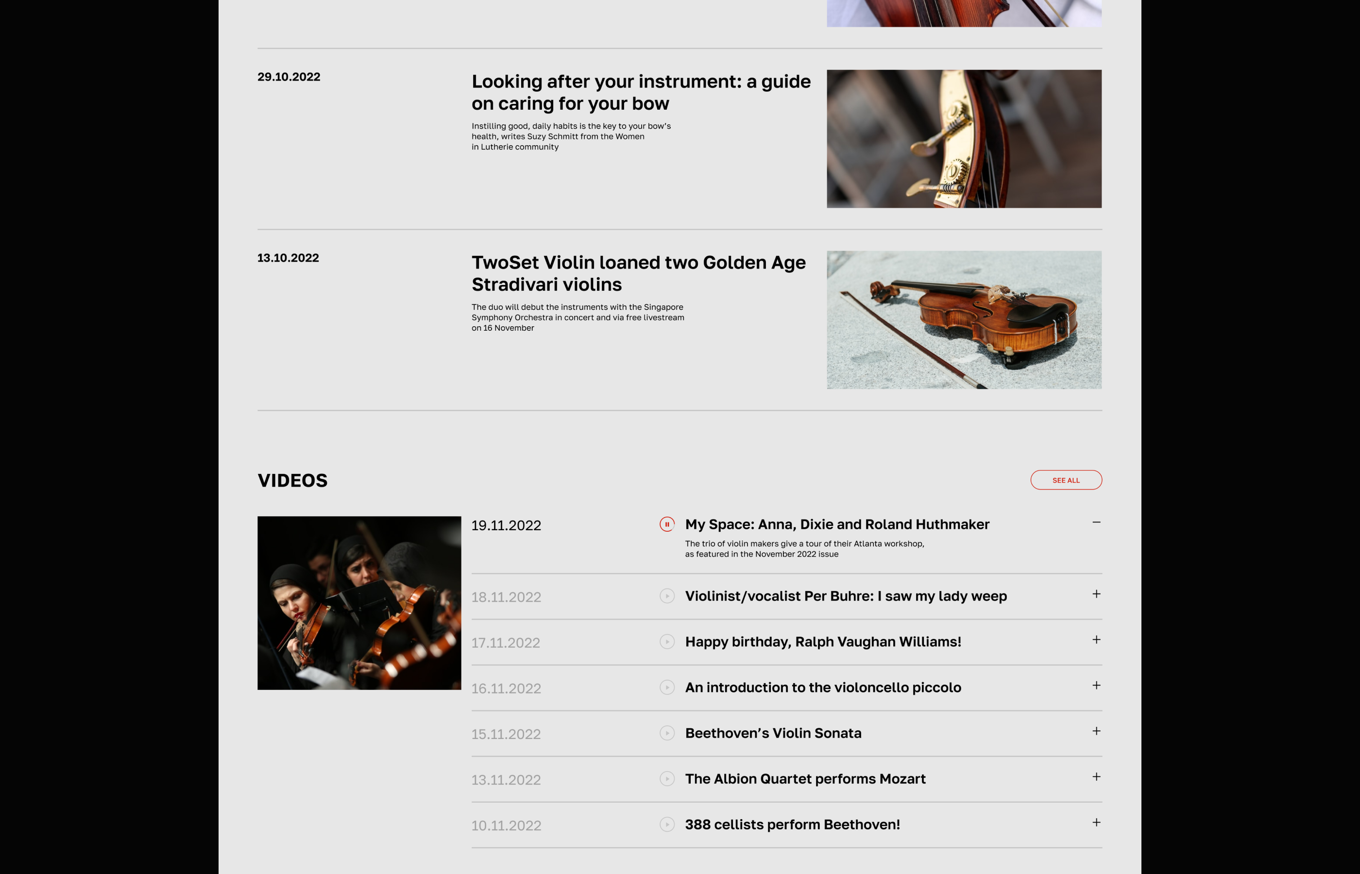 THE STRAD MAGAZINE ● Redesign Concept — Изображение №7 — Интерфейсы на Dprofile