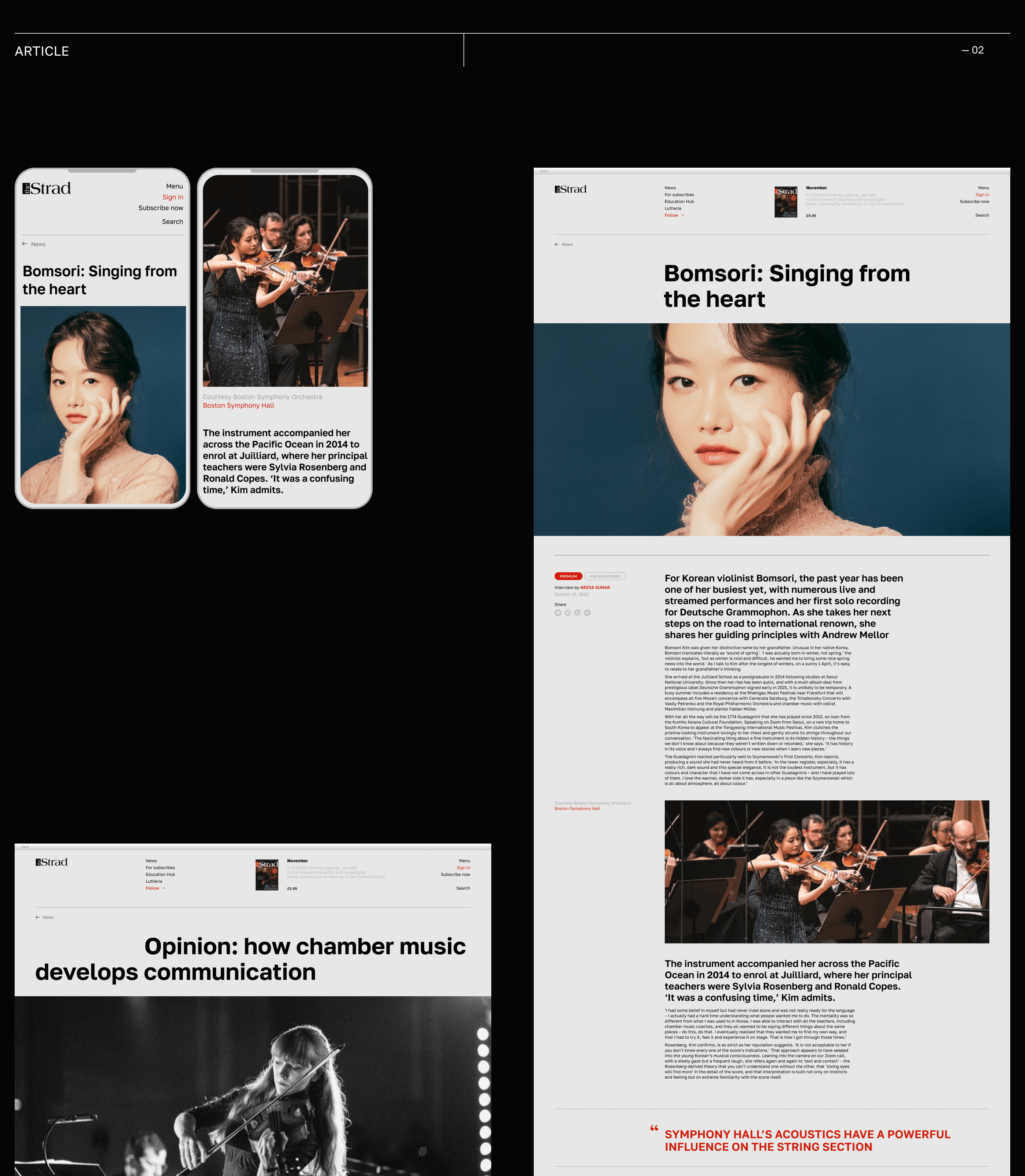 THE STRAD MAGAZINE ● Redesign Concept — Изображение №12 — Интерфейсы на Dprofile