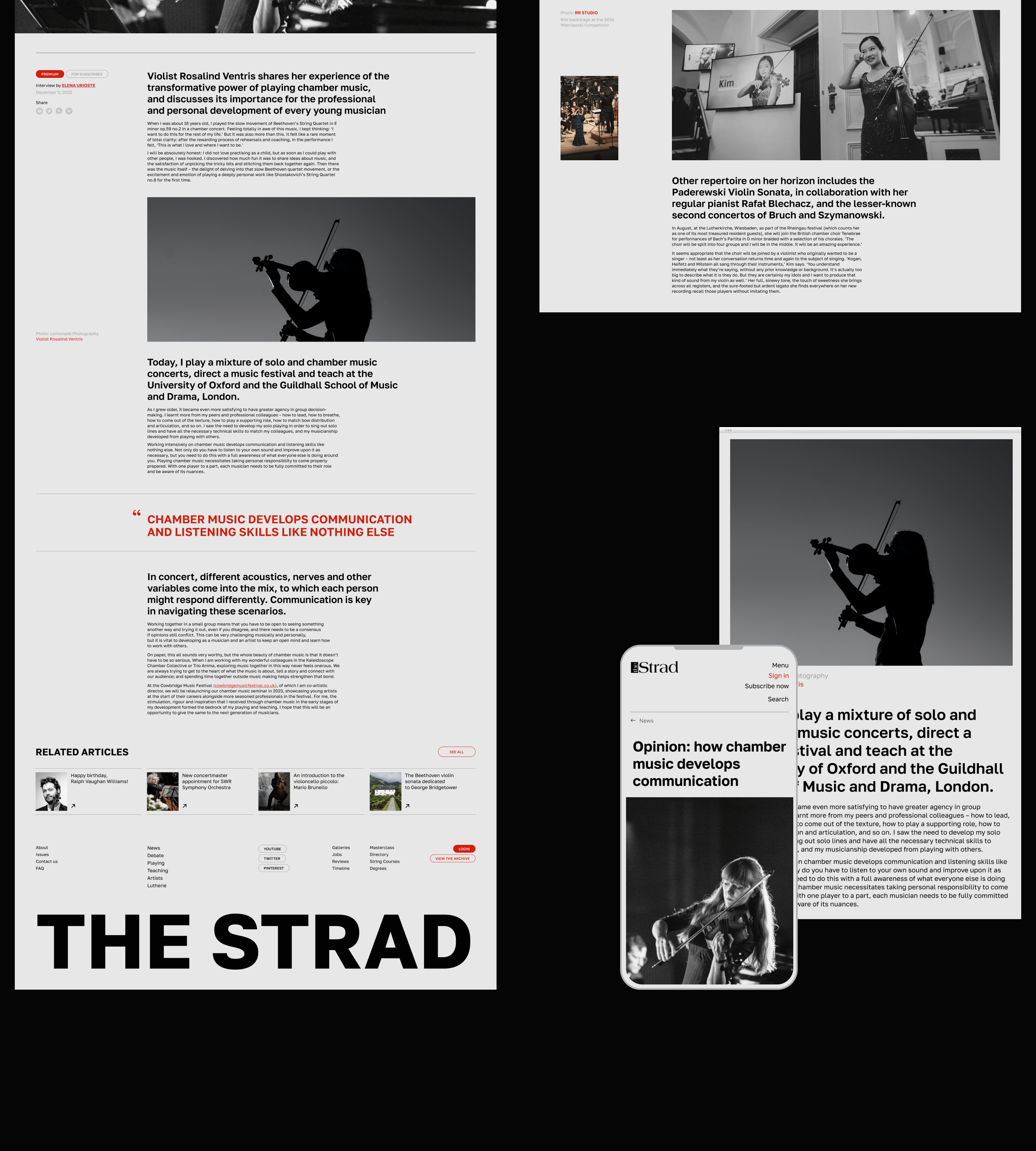 THE STRAD MAGAZINE ● Redesign Concept — Изображение №13 — Интерфейсы на Dprofile