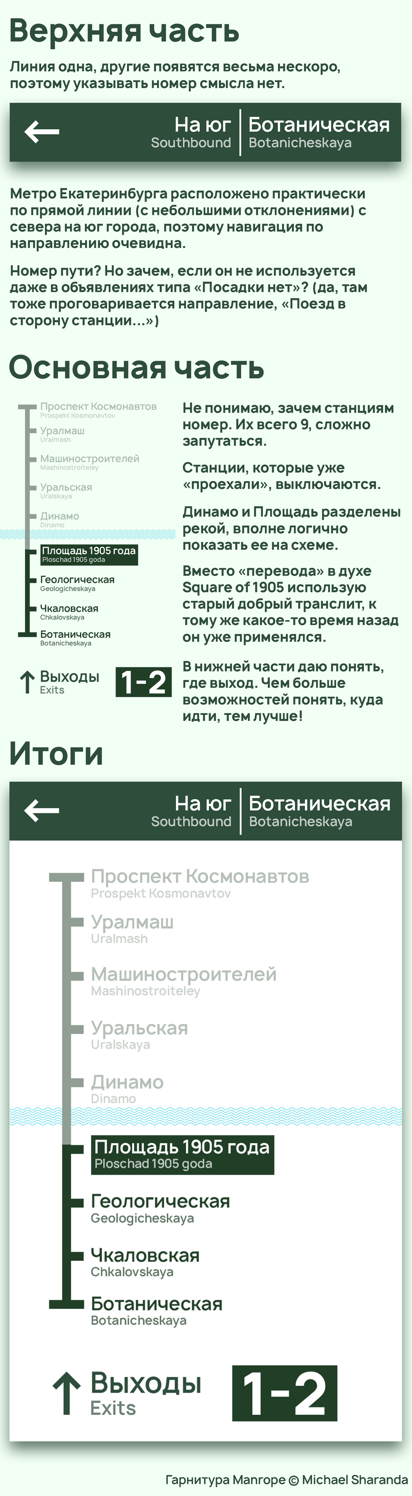 Ремейк путевого указателя в метро Екатеринбурга, апрель 2019 — Изображение №2 — Интерфейсы, Графика на Dprofile